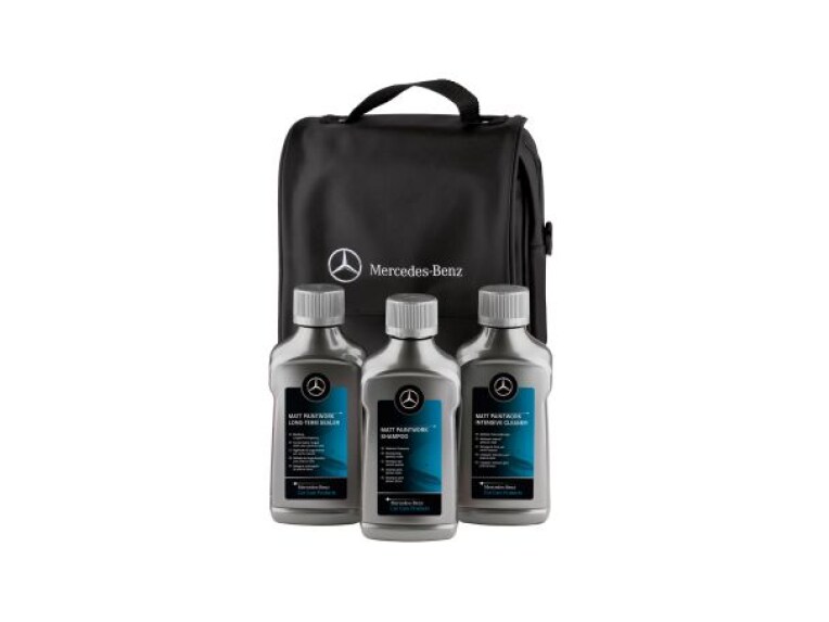 Mercedes-Benz matt paintwork care set.