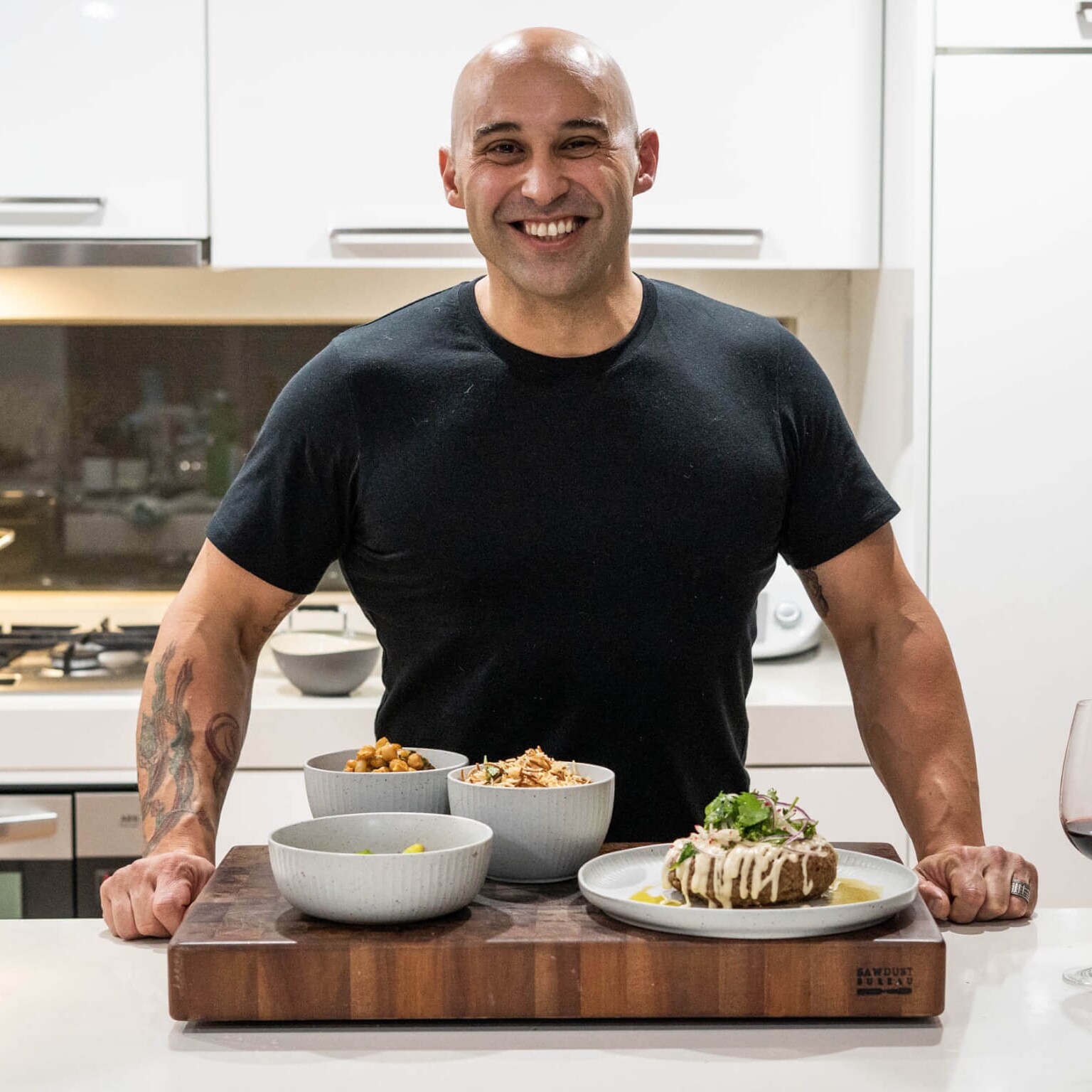 Shane Delia in the kitchen