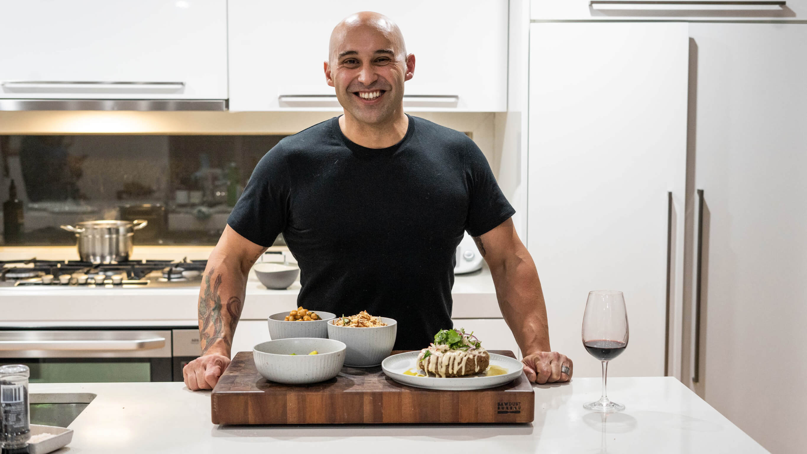 Shane Delia A man in a kitchen
