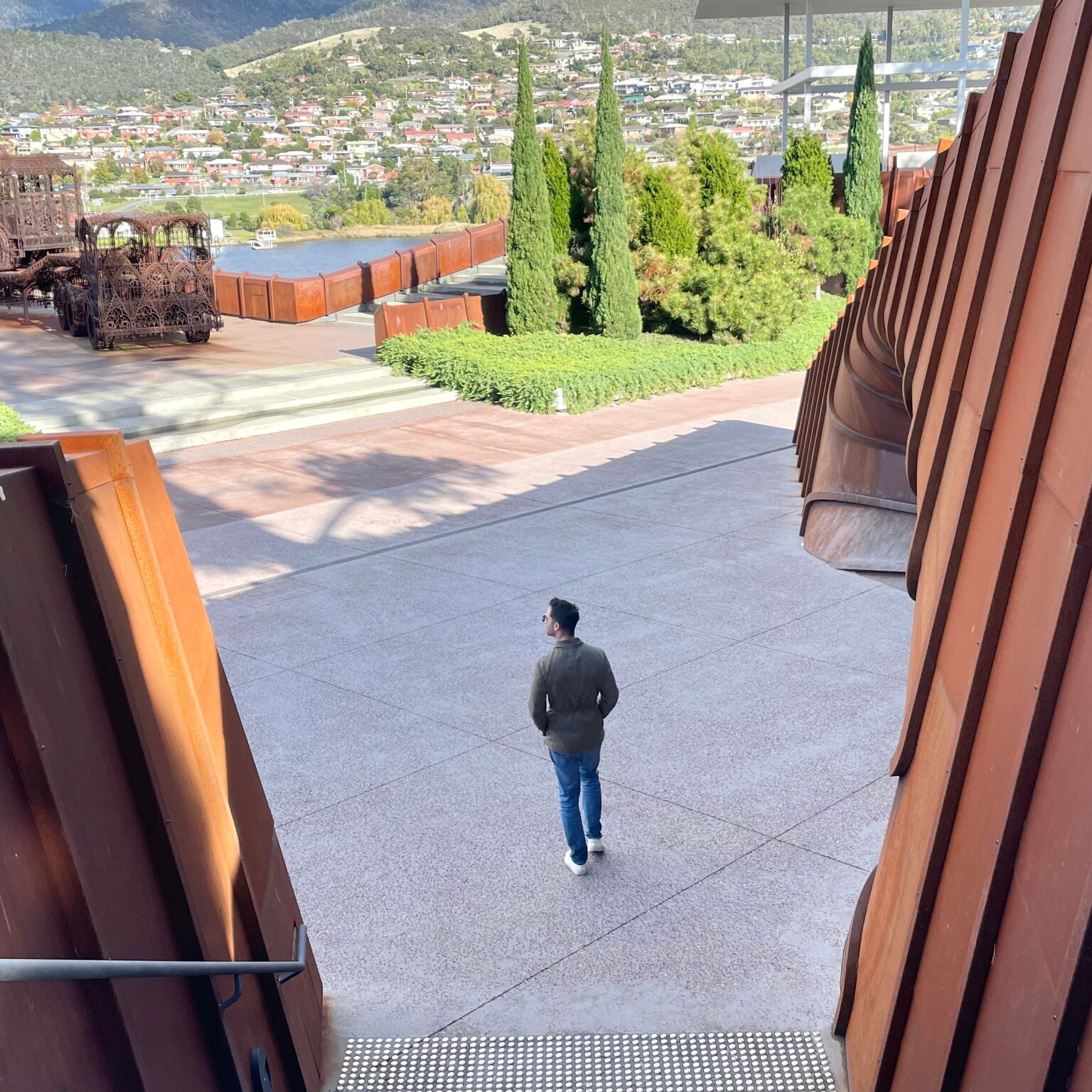 Steve Cordony at the Museum of Old and New Art in Hobart