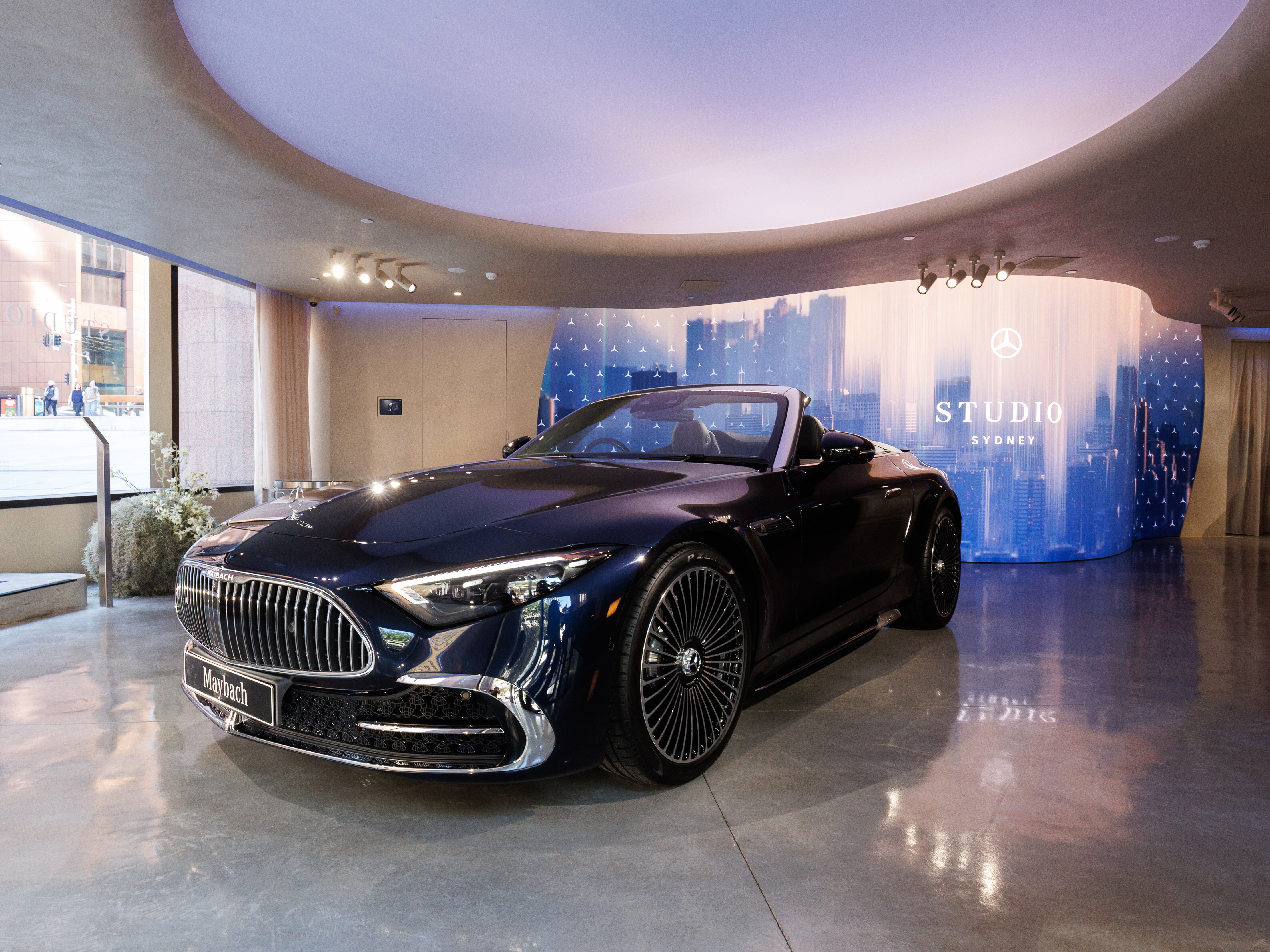 The Mercedes-Maybach SL 680 Monogram Series at Mercedes-Benz Studio Sydney