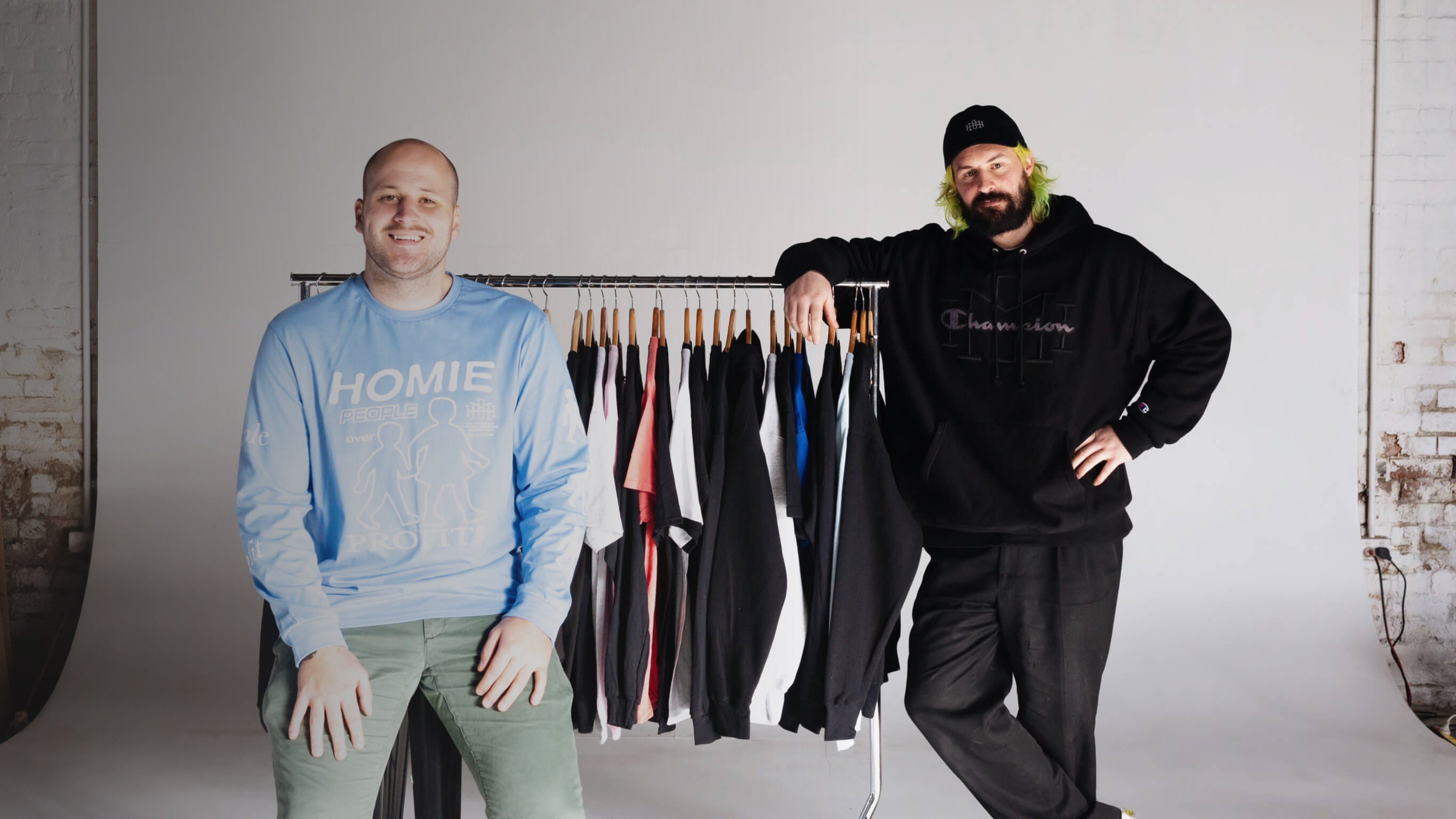 HoMie founders HoMie founders Nick Pearce and Marcus Crook.