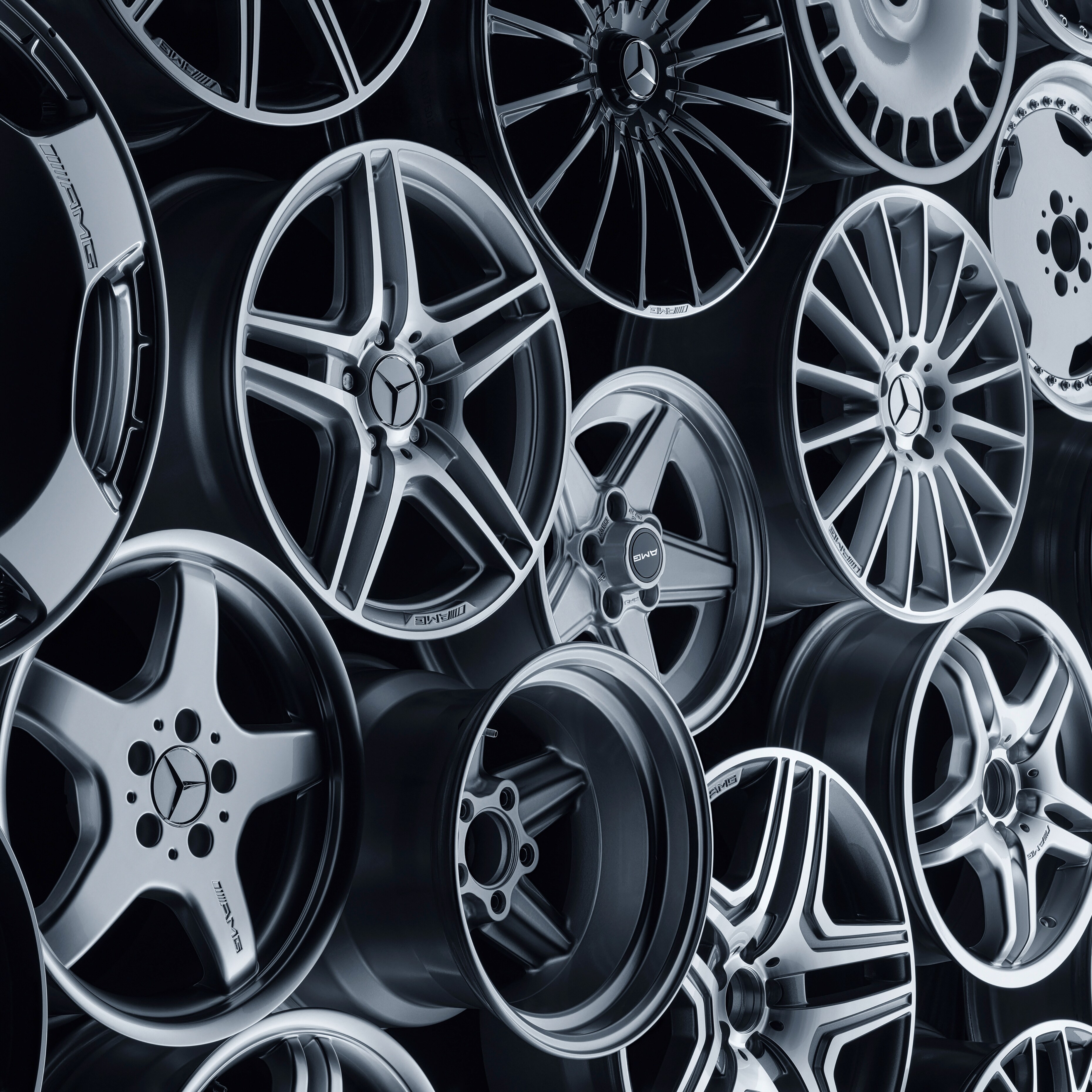 Mercedes-Benz car whels.