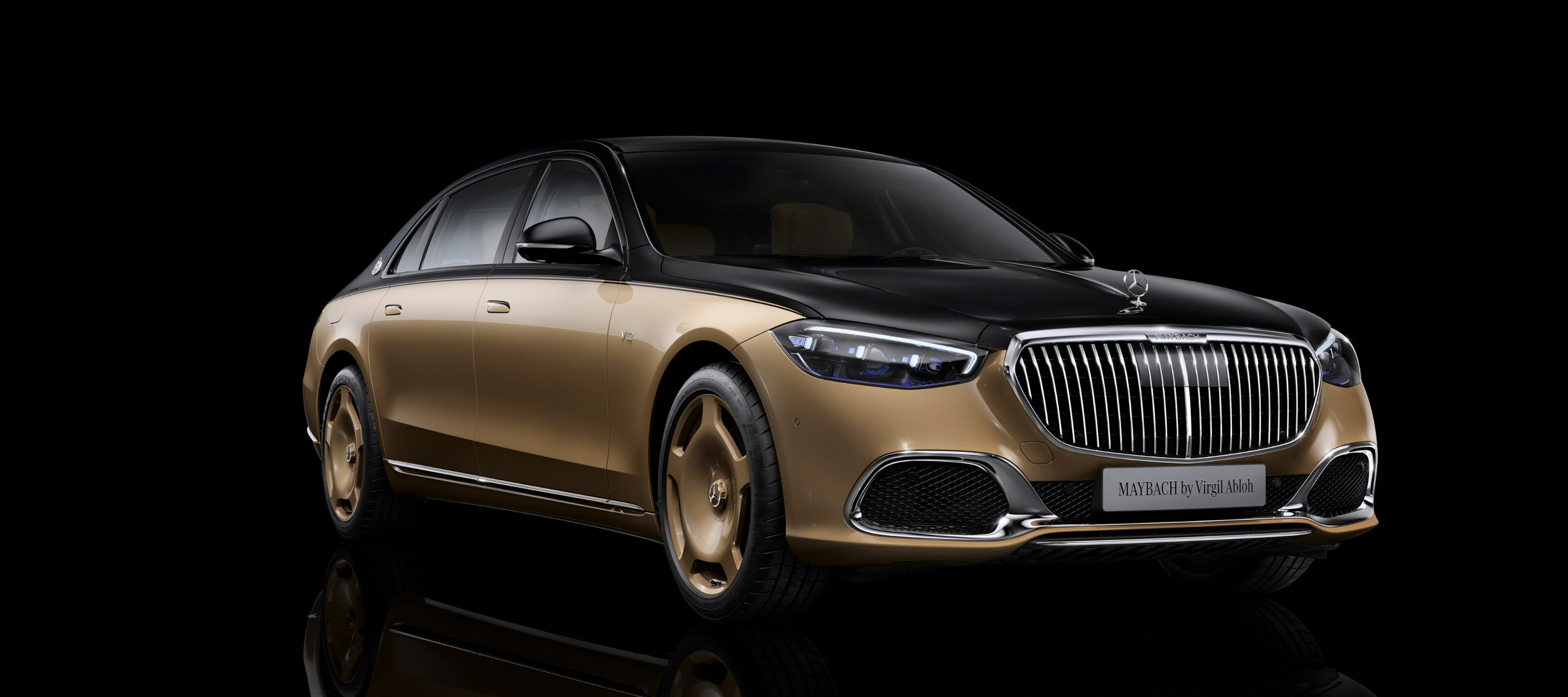The limited edition Mercedes-Maybach S-Class The limited edition Mercedes-Maybach S-Class, designed by Virgil Abloh in collaboration with Mercedes-Benz.