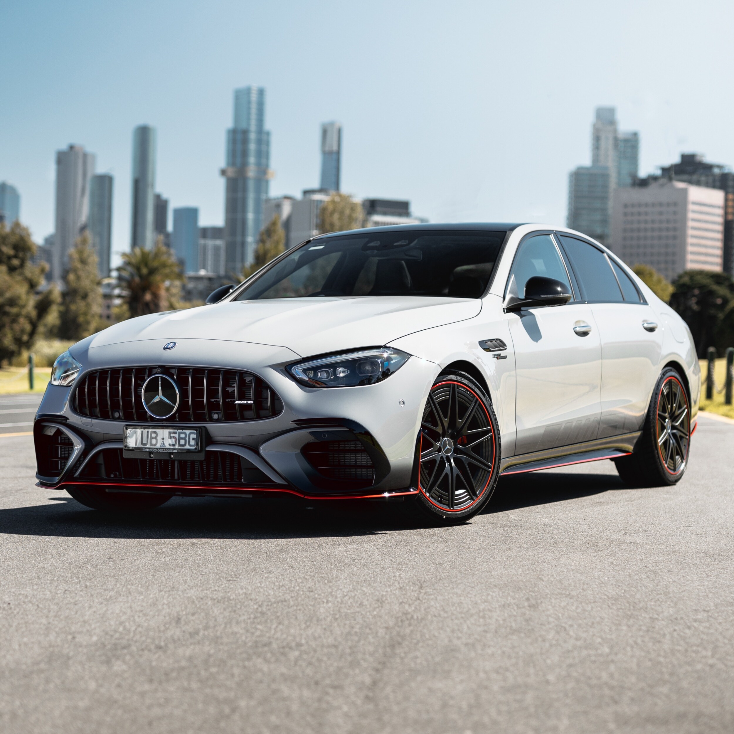 The Mercedes-AMG C 63 S E PERFORMANCE F1 Edition. Image credit/photographer: Nathan Jacobs
