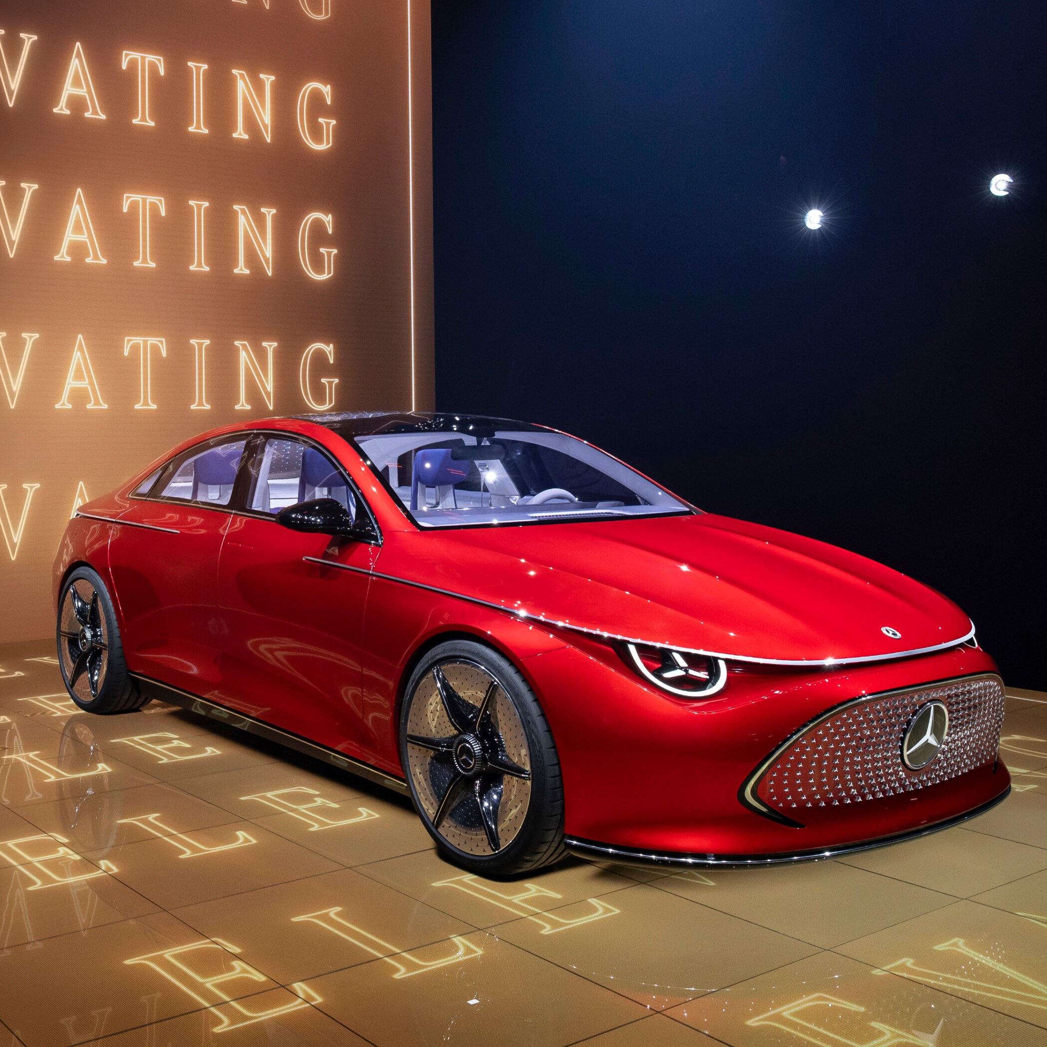 The Mercedes-Benz Concept CLA Class at IAA MOBILITY 2023. Image credit/photographer: Mercedes-Benz AG