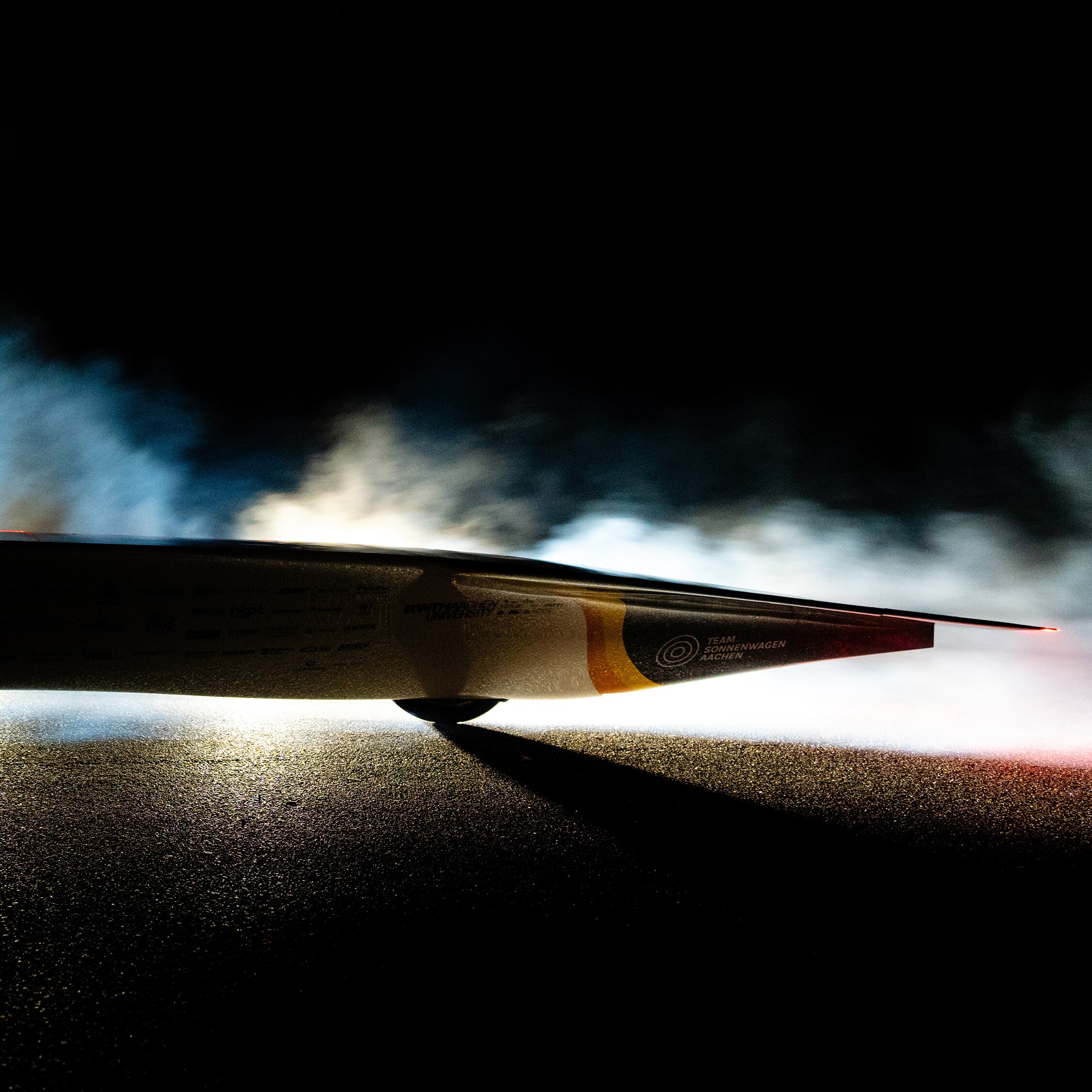 A new solar car, Covestro Aethon, for the World Solar Challenge 2025.