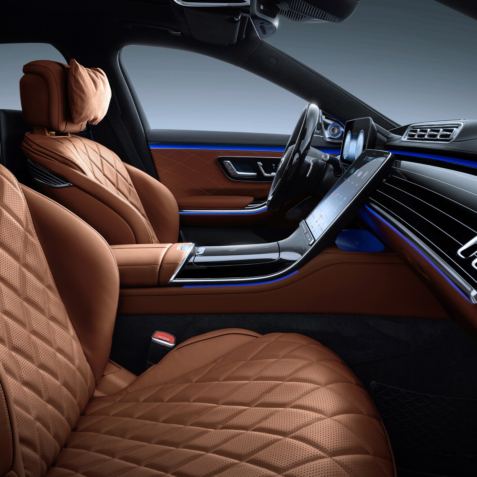 Interior of the Mercedes-Benz 2021 S-Class