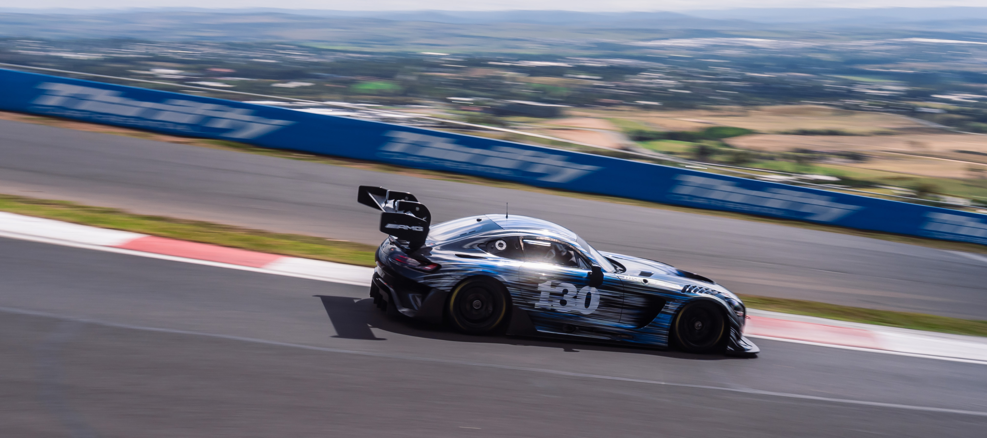 Mercedes-AMG GT3 Mercedes-AMG GT3 on Mount Panorama circuit for 2024 Bathurst 12 Hour race