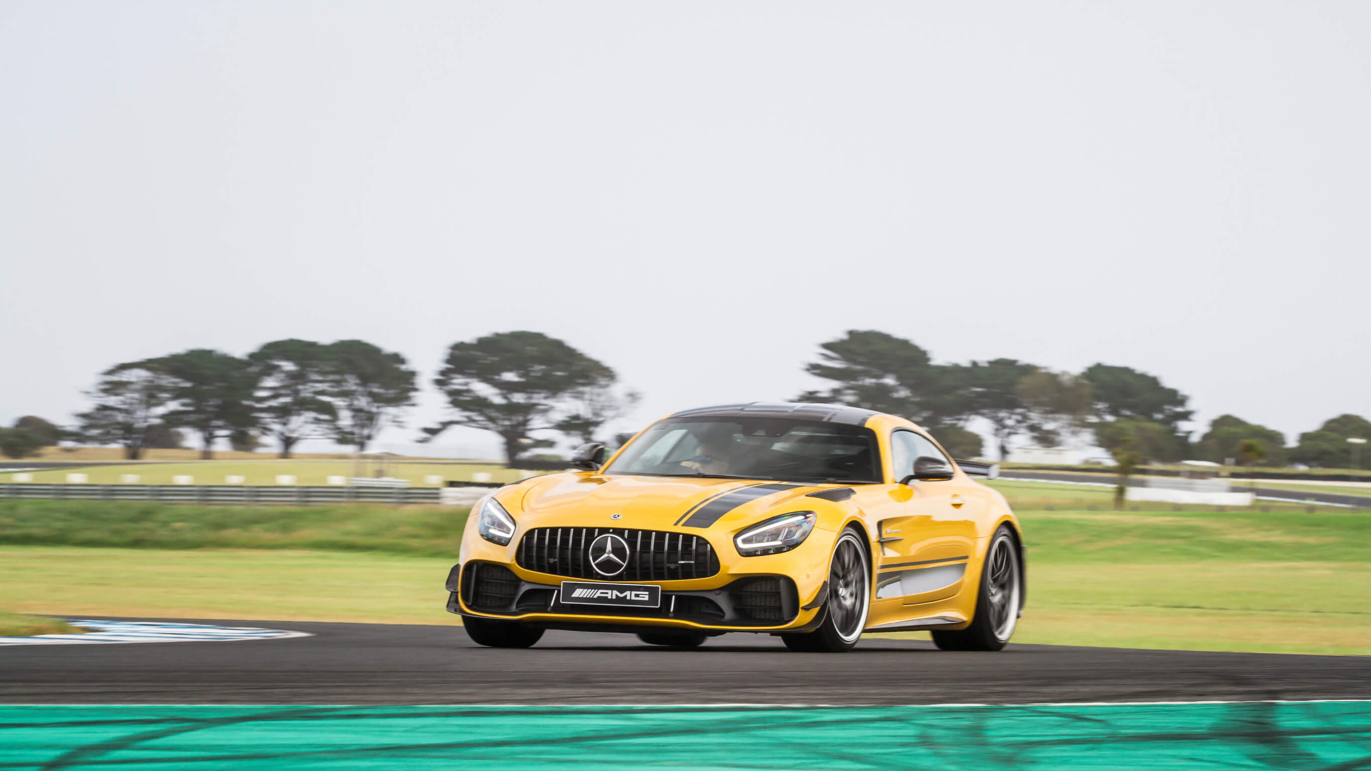 GTR PRO The Mercedes-AMG GT R PRO on the racetrack at Phillip Island
