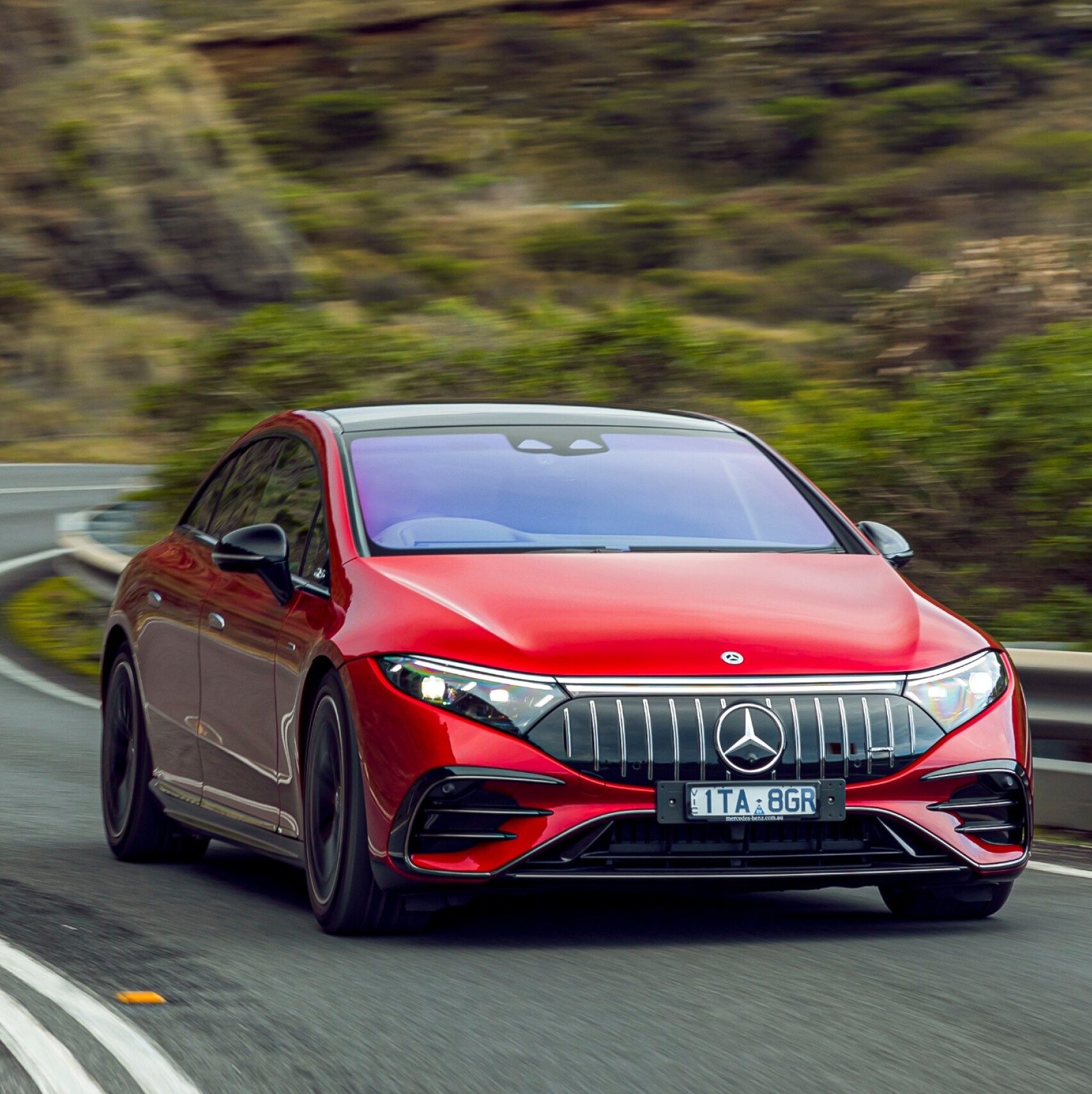 The all-electric EQA from Mercedes-EQ. Image credit/photographer: Adrian Lander