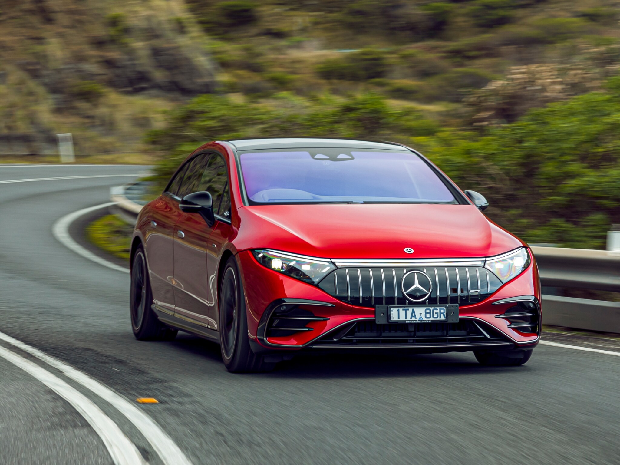 The all-electric EQA from Mercedes-EQ. Image credit/photographer: Adrian Lander