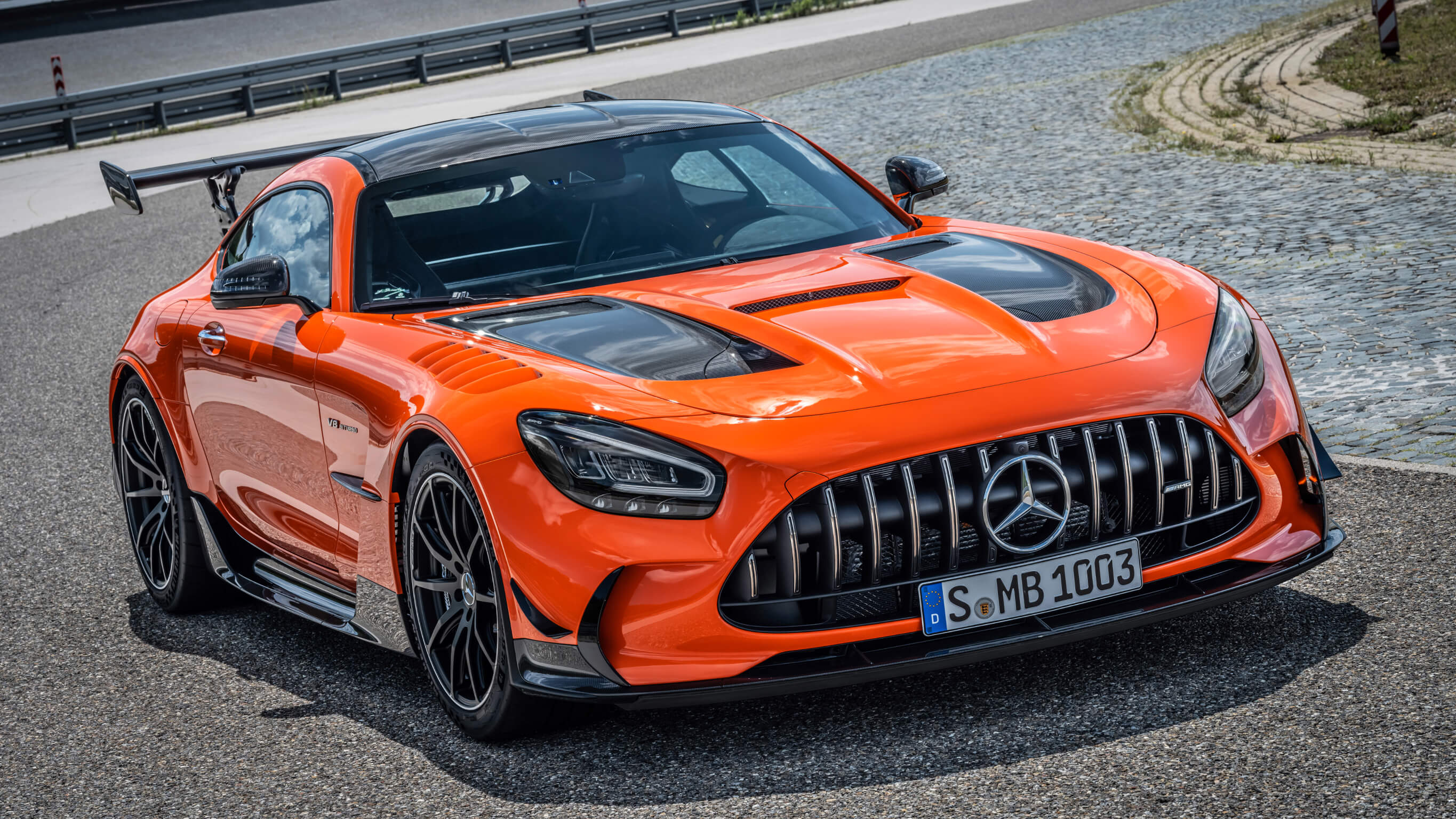 Orange GT Black Series An orange race car