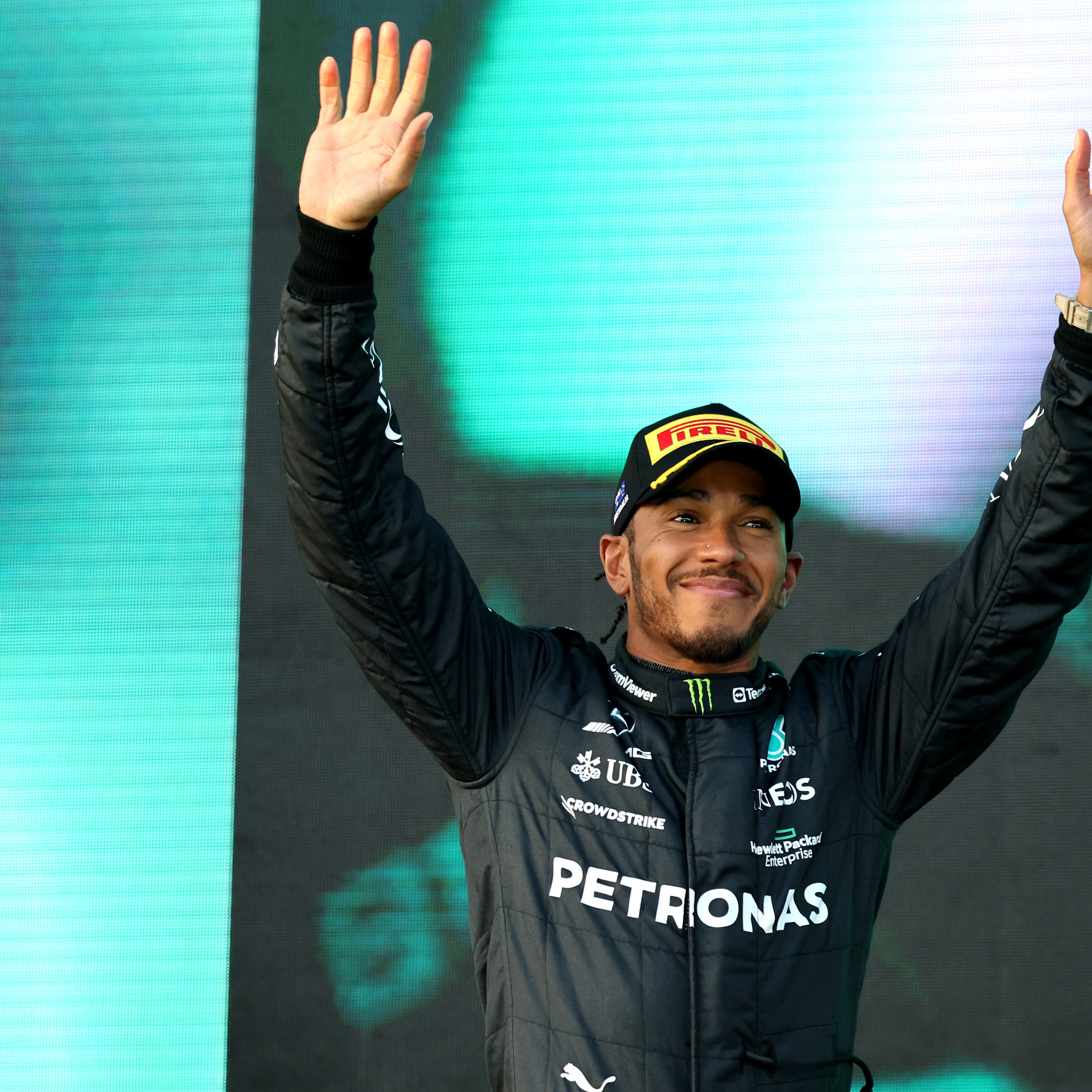 Lewis Hamilton at the 2023 Australian Grand Prix.