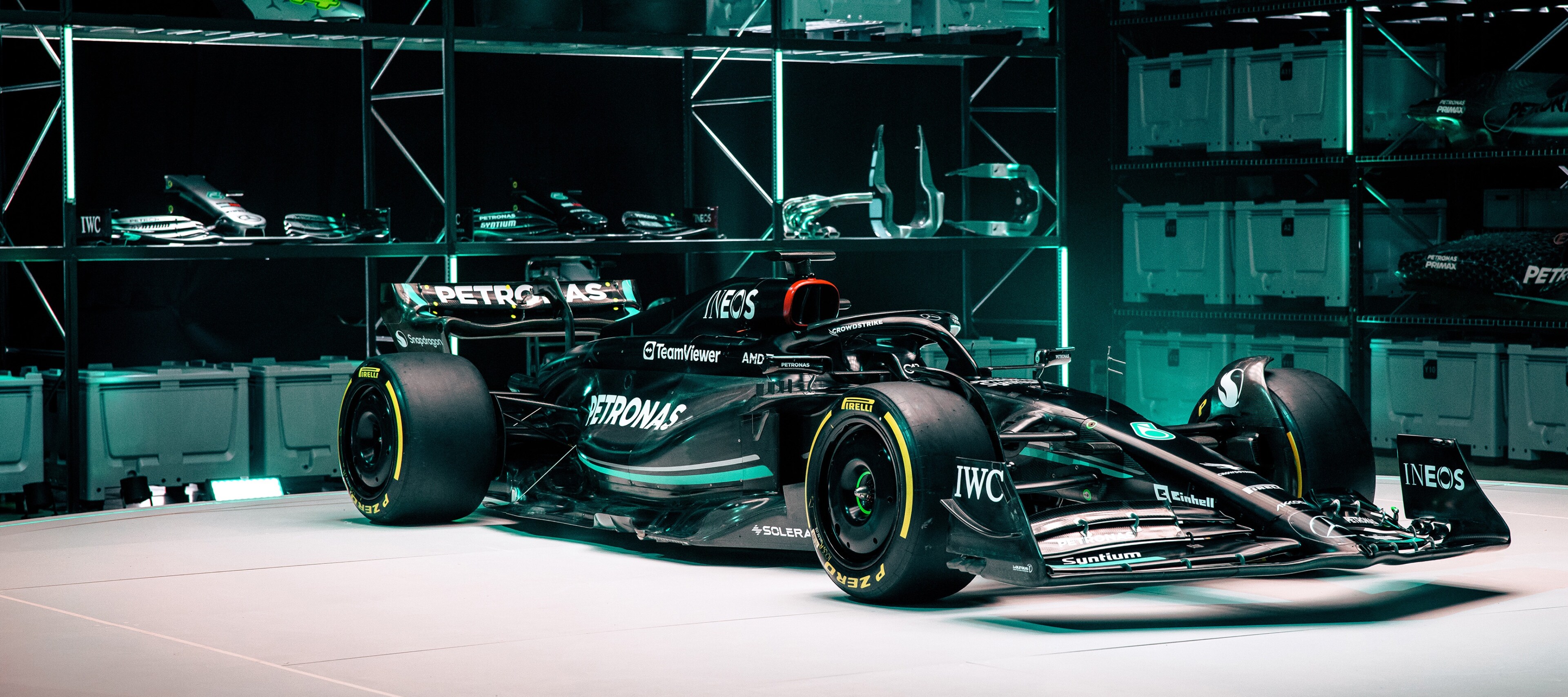 Introducing the Mercedes-AMG PETRONAS W14 F1 car