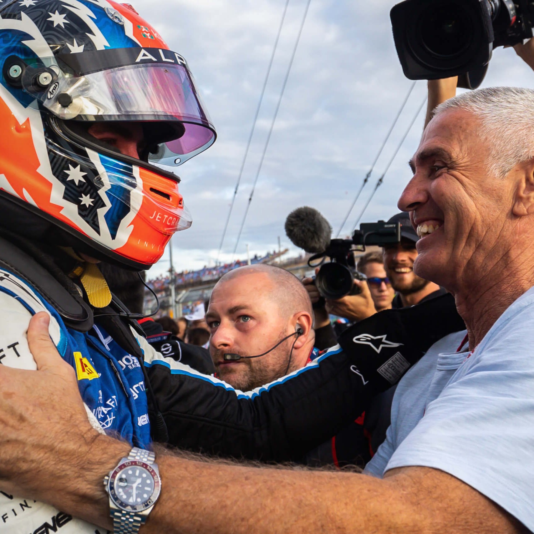 Mick Doohan and Jack Doohan at the Budapest Grand Prix