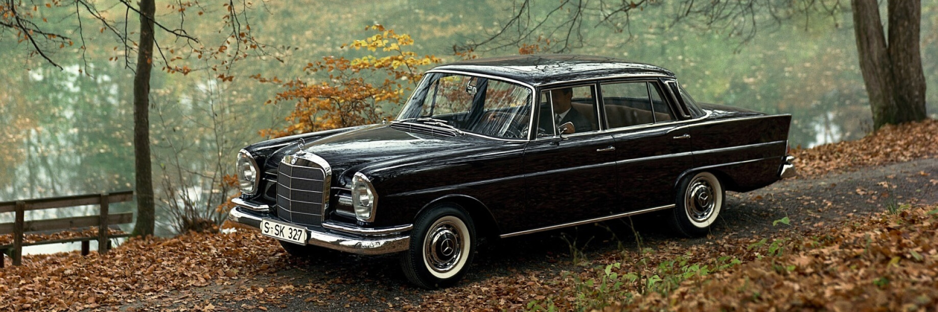 W111 A black car