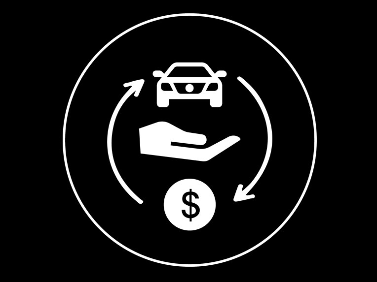 Return your vehicle icon.
