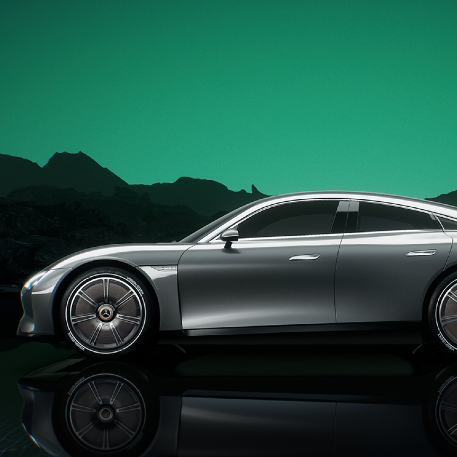 The VISION EQXX from Mercedes-Benz.