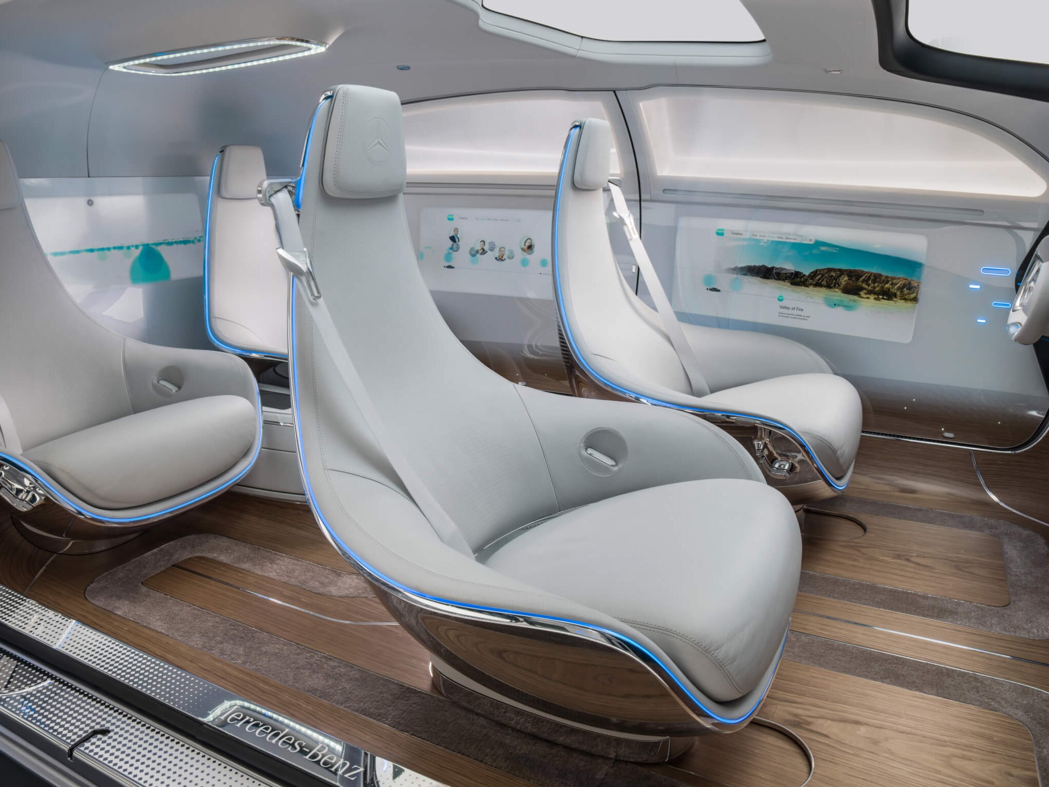 Mercedes-Benz F 015 Luxury in Motion interior
