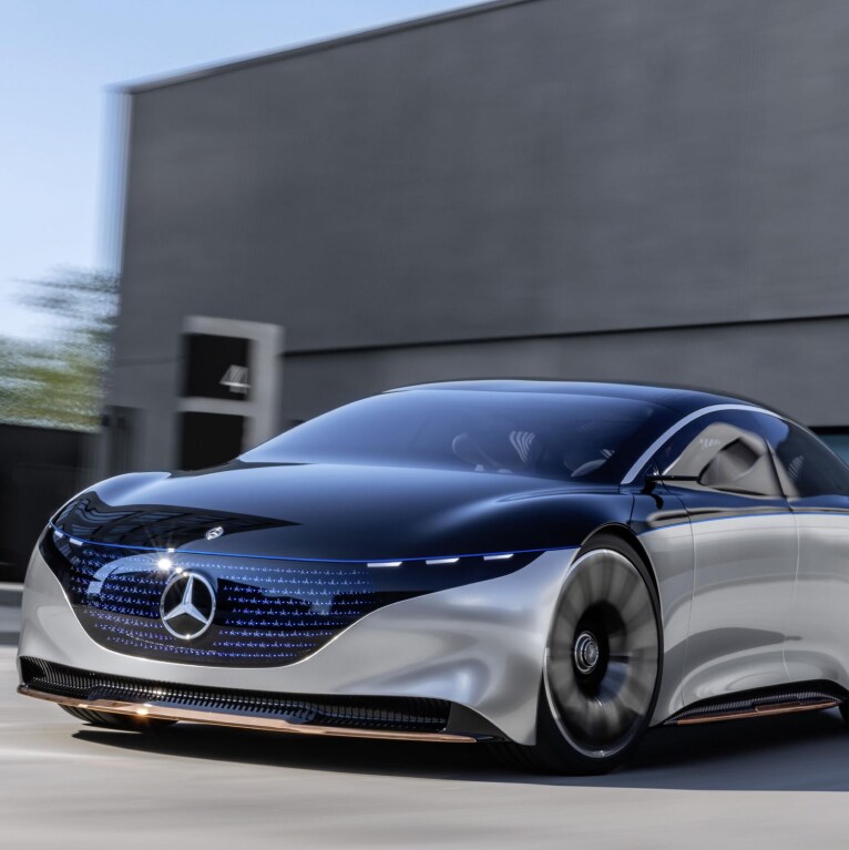 The VISION EQS from Mercedes-Benz.