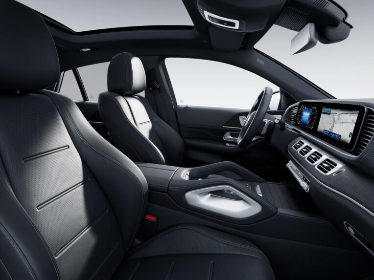 The interior of the new Mercedes-Benz GLE Coupé with AMG Line.