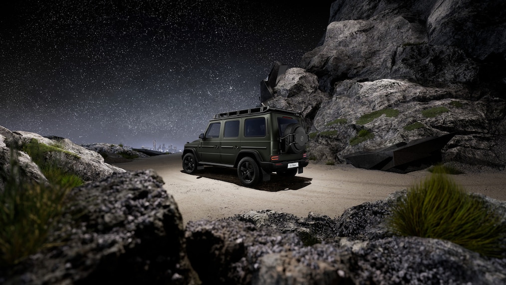 Rear side view of G 450 d