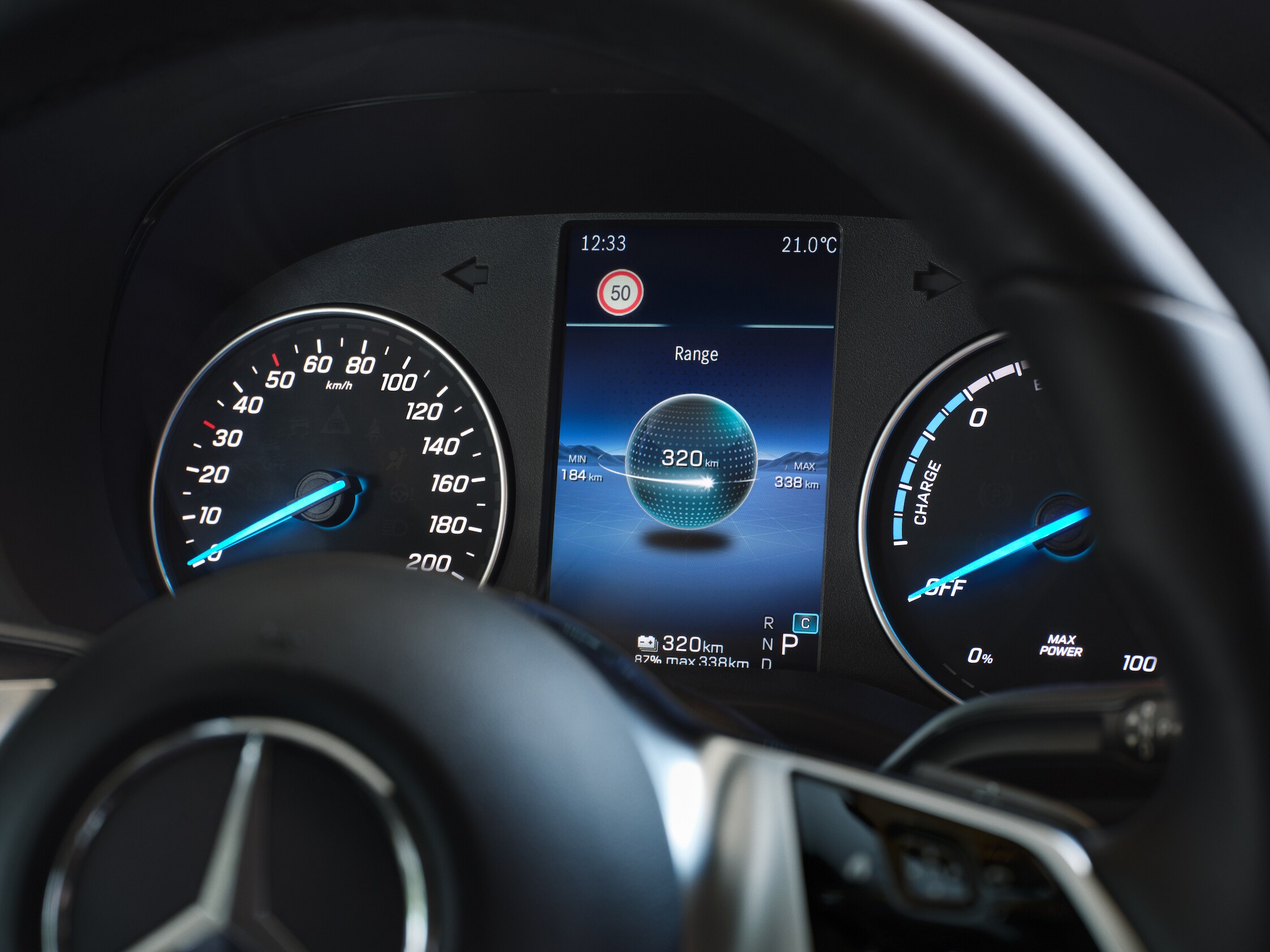 Business Lease - eVito Tourer Interior Dashboard