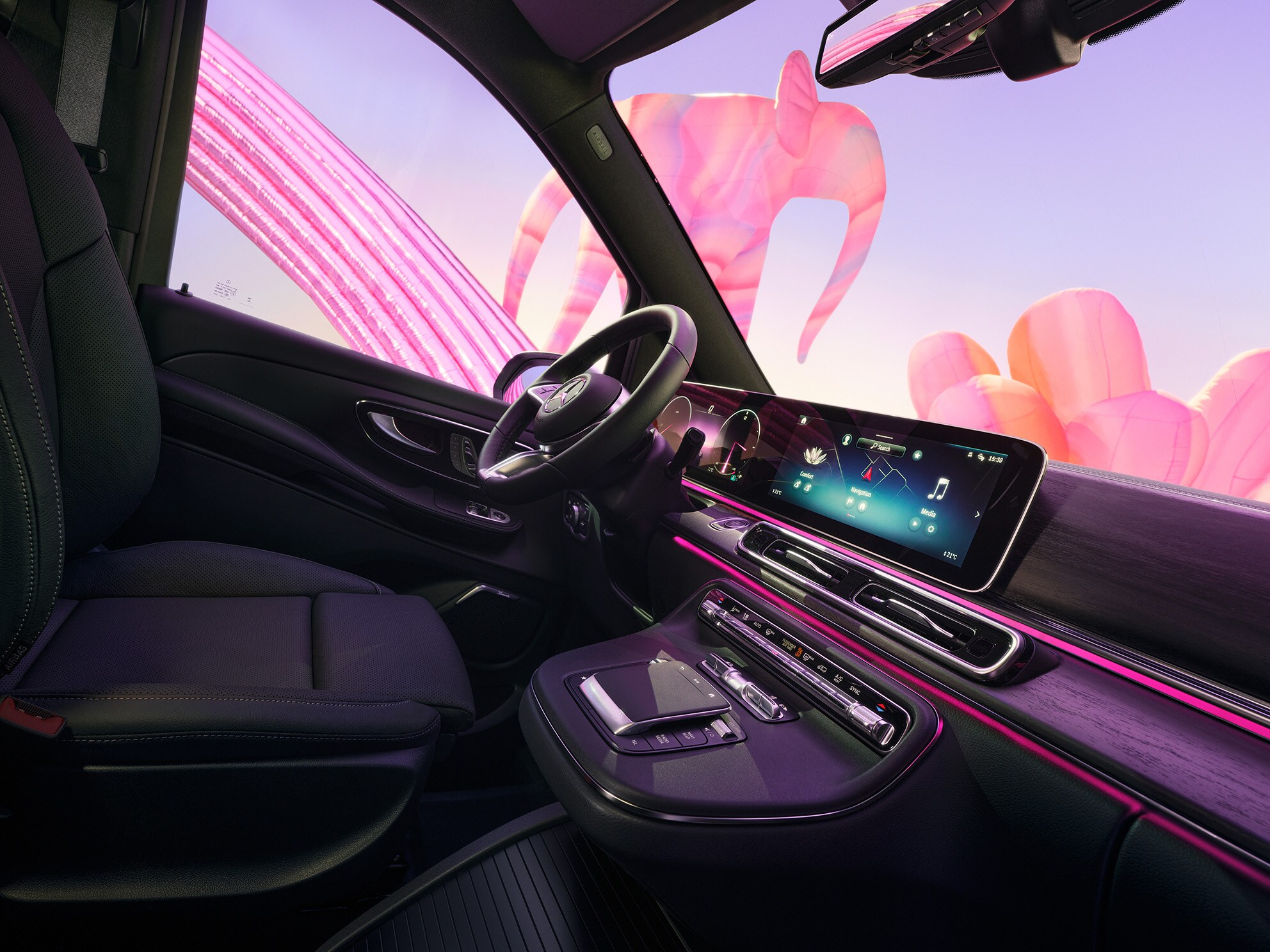 Business Lease - V-Class Interior Dashboard