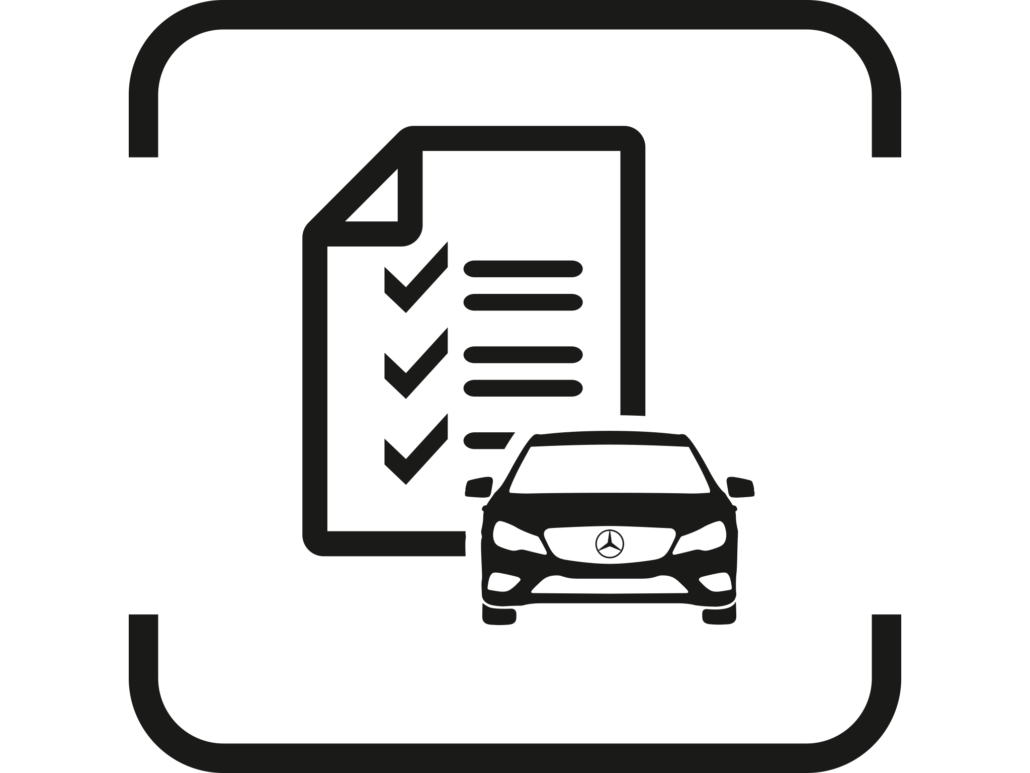 Used vehicle check completed