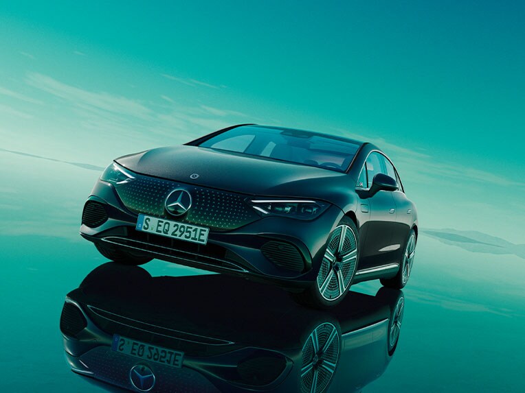 The fully electric EQE Sedan from Mercedes-Benz.