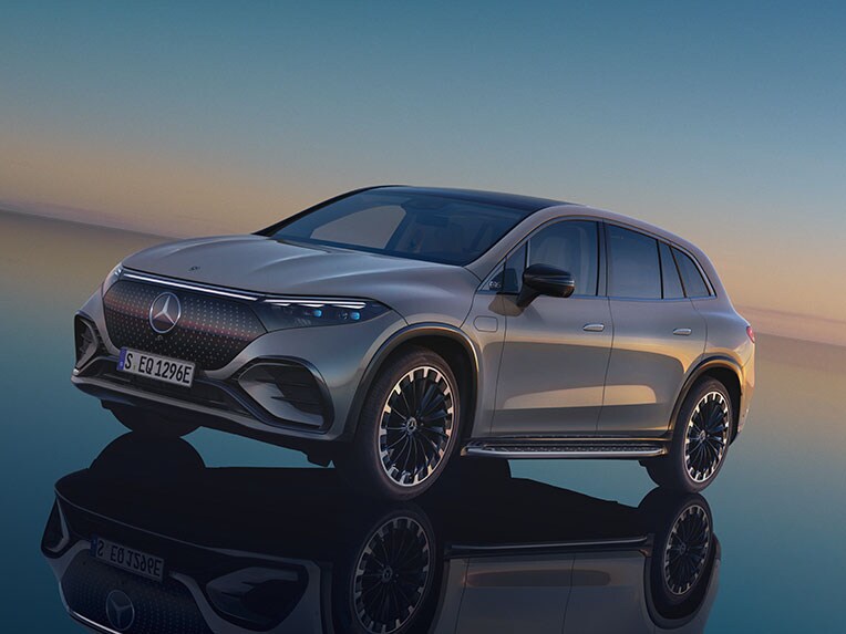 The fully electric EQS SUV from Mercedes-Benz.