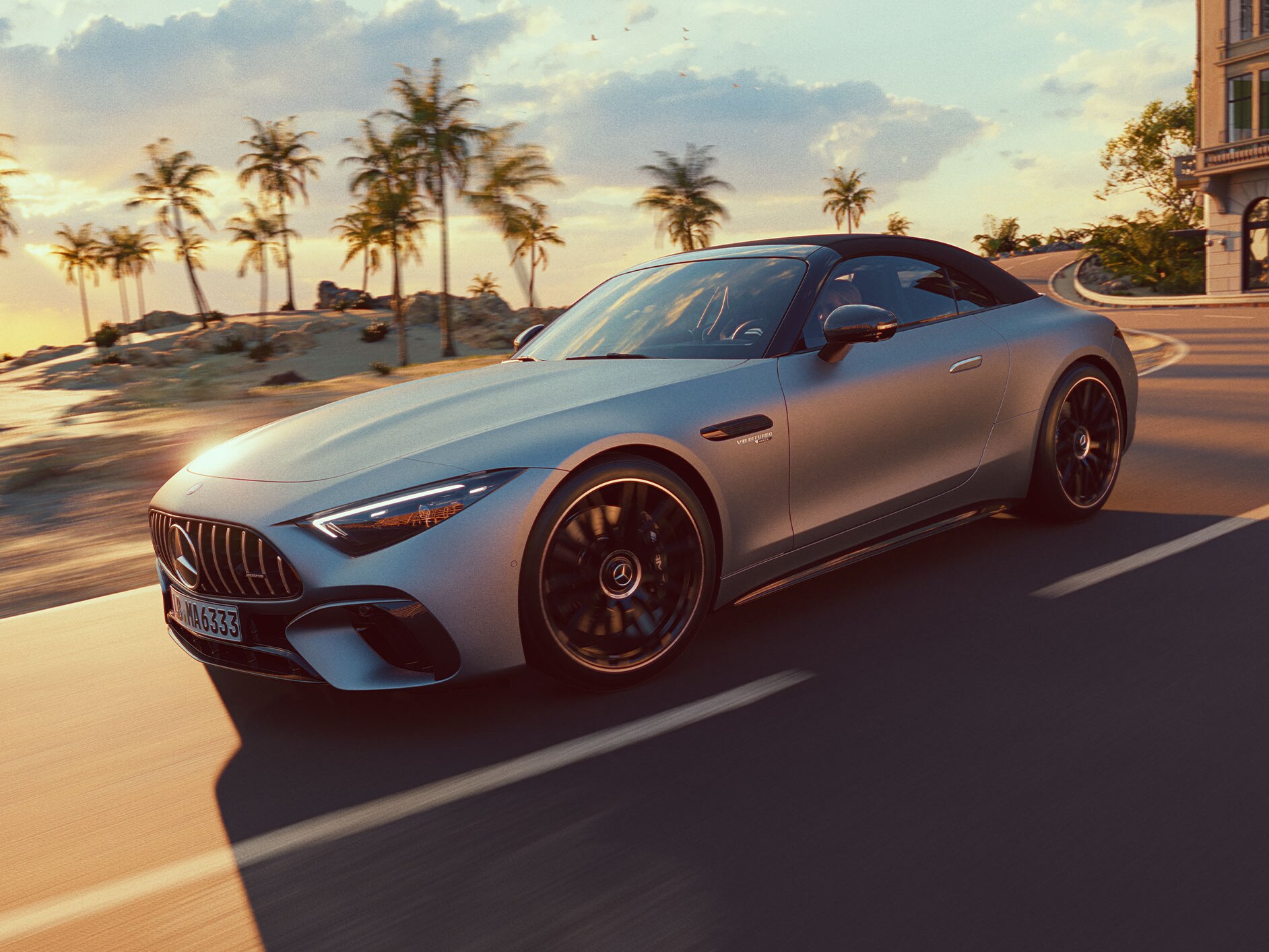 The Mercedes-AMG SL Roadster.