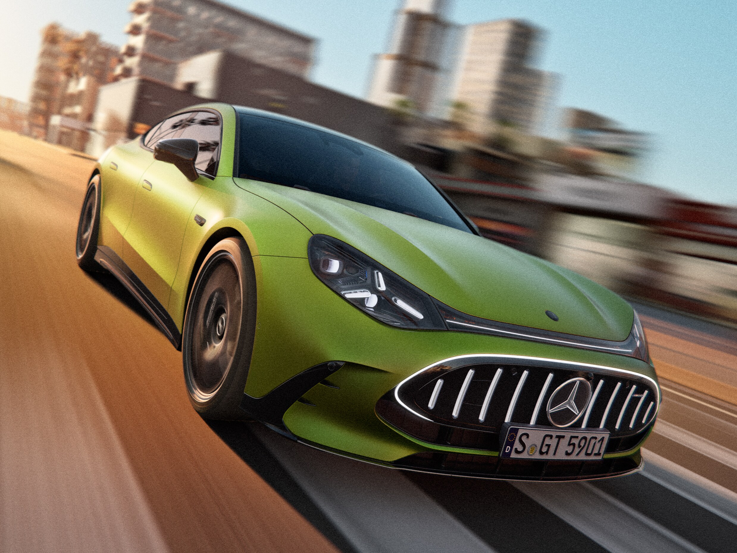 The all-new Mercedes-AMG GT 4-Door Coupé.