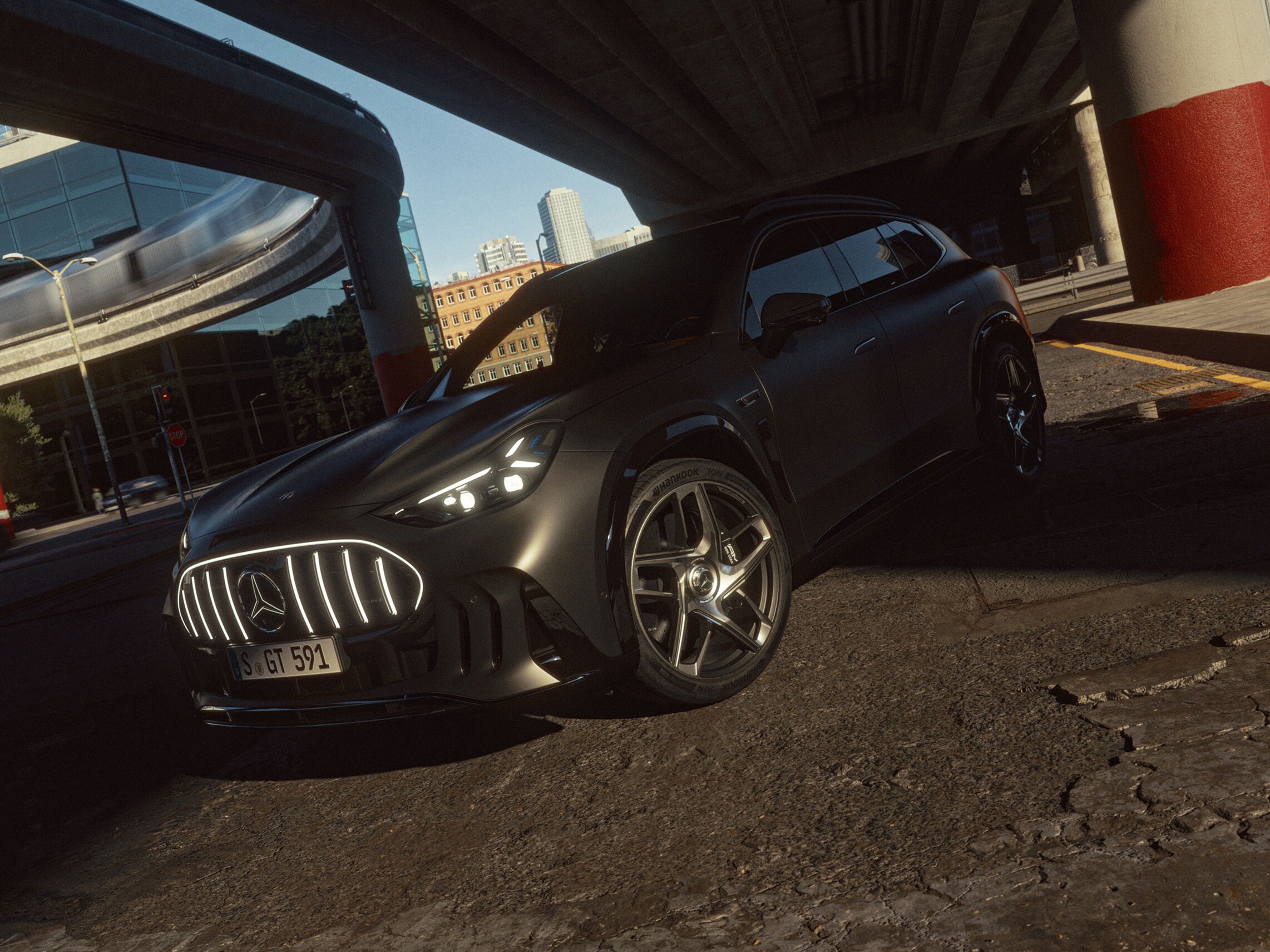 The all new Mercedes-AMG GT SUV.