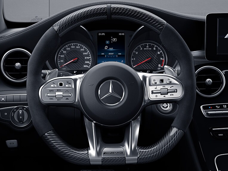 The AMG Performance in the C-Class Coupé from Mercedes-AMG.