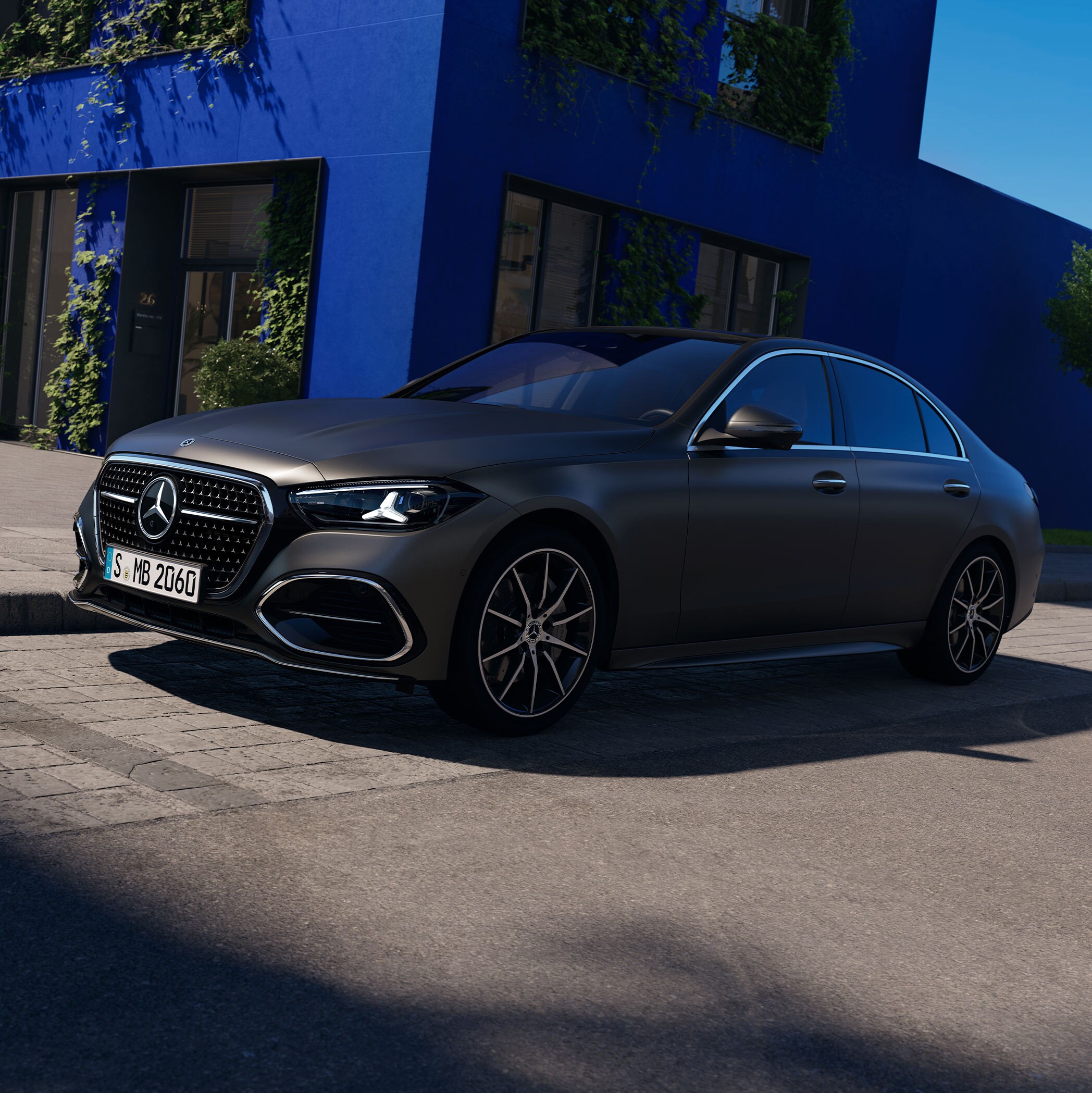 The exterior of the new C-Class Saloon from Mercedes-Benz.