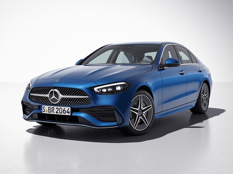 The Mercedes-Benz C-Class Sedan with AMG Line.
