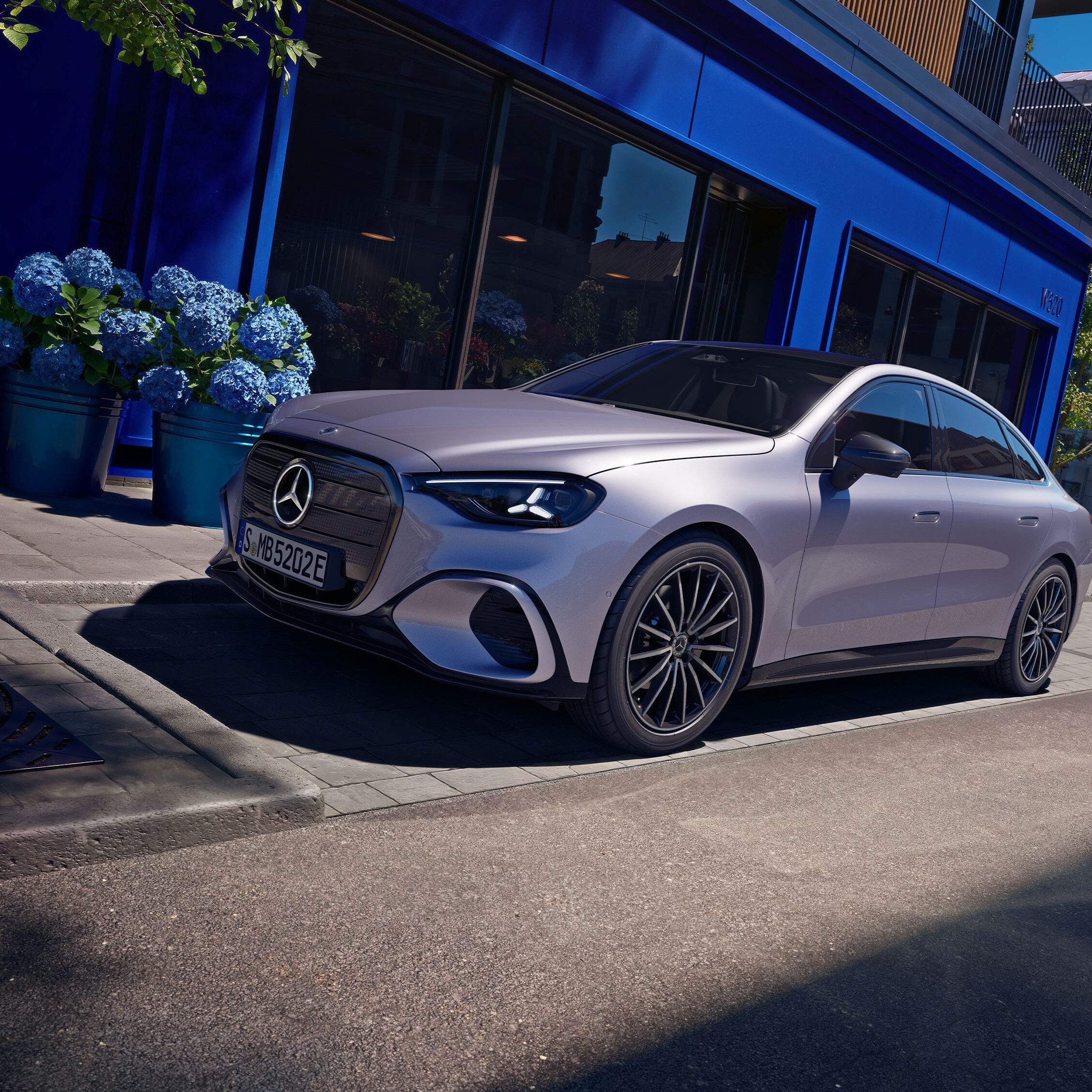 The exterior of the new C-Class from Mercedes-Benz.