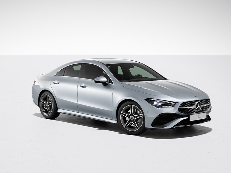 New Mercedes-Benz CLA Coupé with AMG line.
