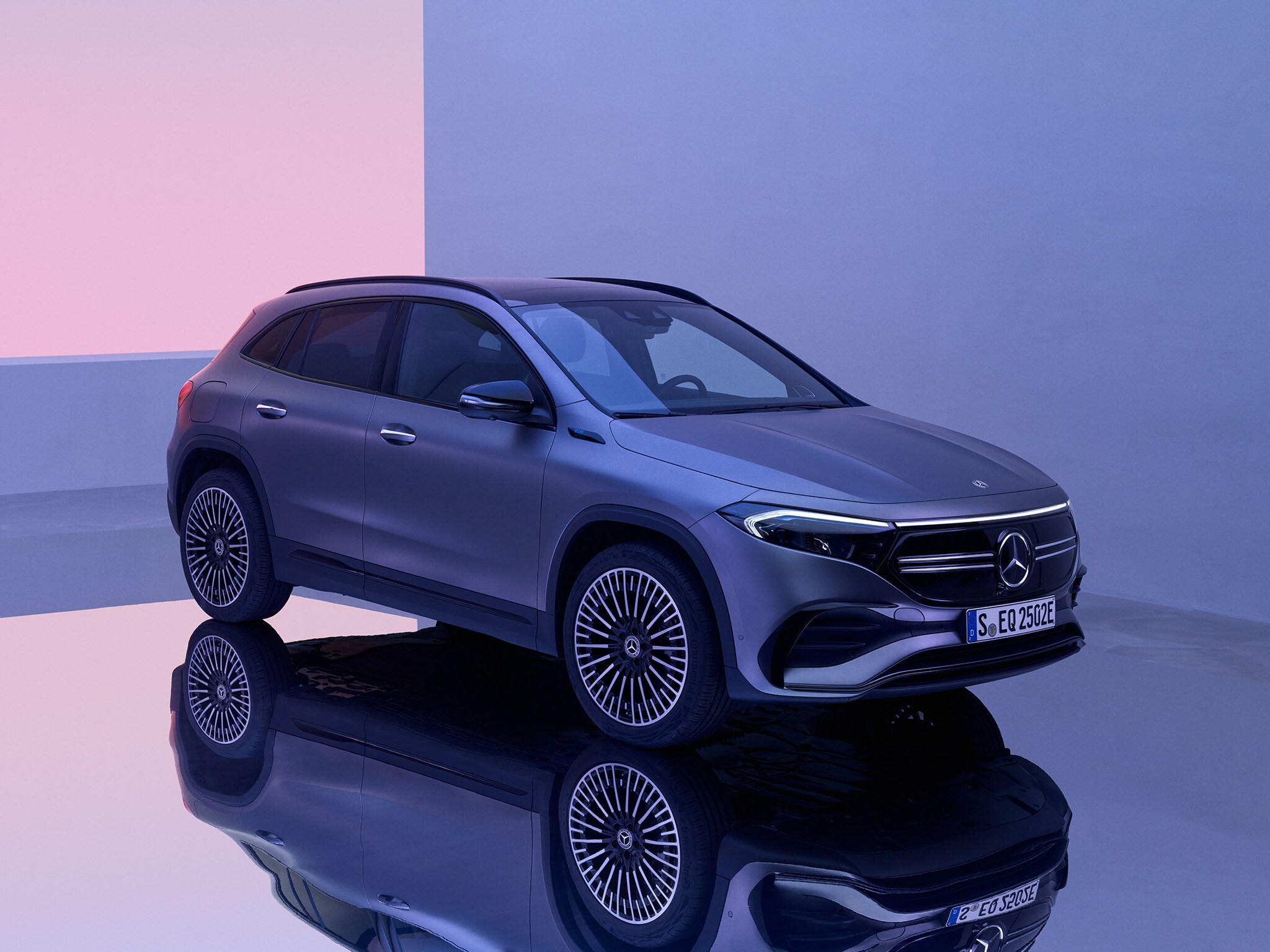The all-electric EQA
