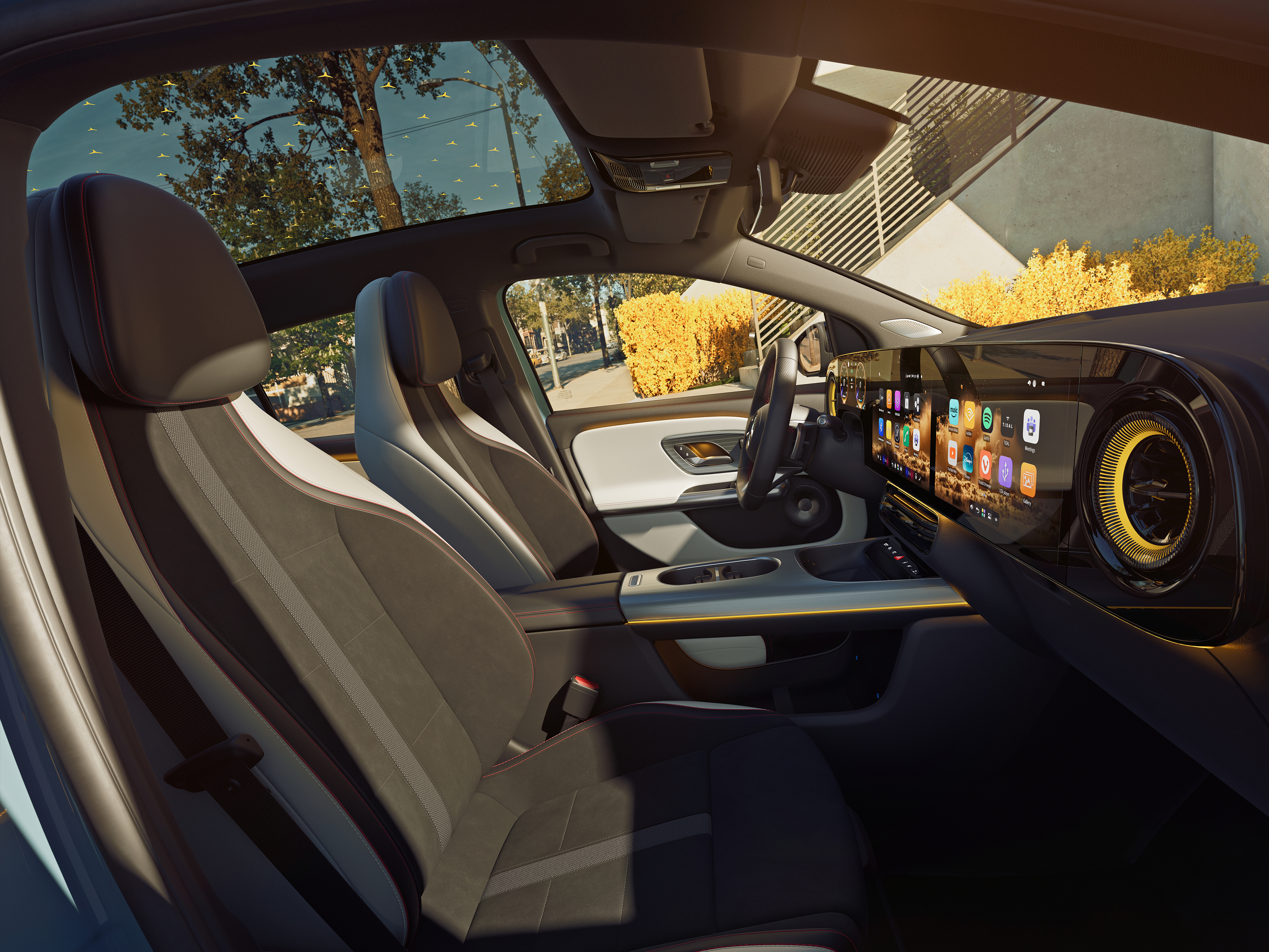Interior | GLA | Mercedes-Benz The interior of the all-new GLA from Mercedes-Benz.