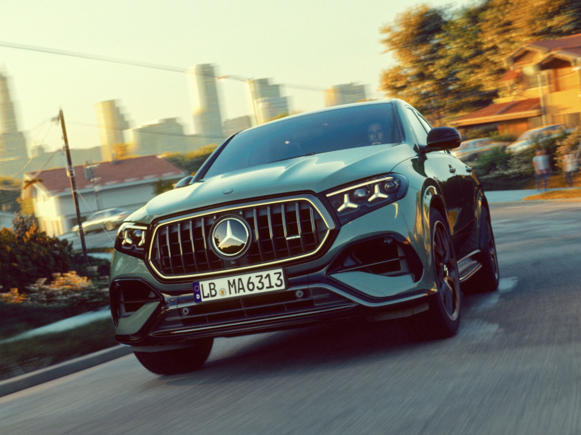 The new front design of the Mercedes-AMG GLE 63 S Coupé.