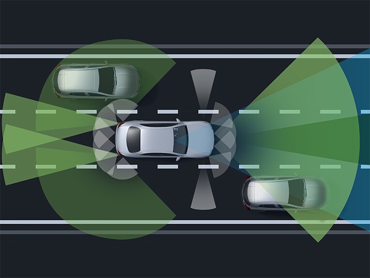 The Driving Assistance Package of the new Mercedes-Benz GLE Coupé.