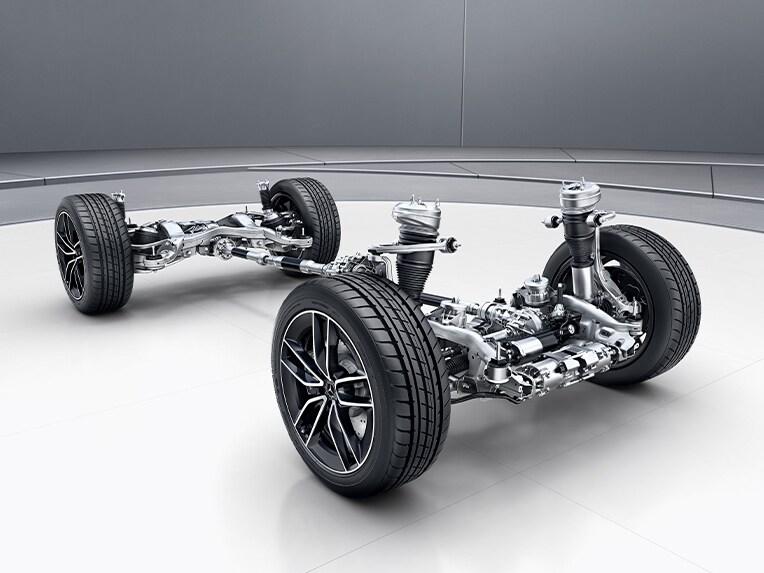 The AIRMATIC Package of the new Mercedes-Benz GLE Coupé.