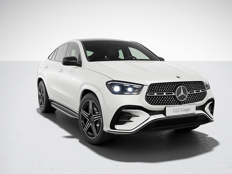 The exterior of the Mercedes-Benz GLE Coupé with Night Package.