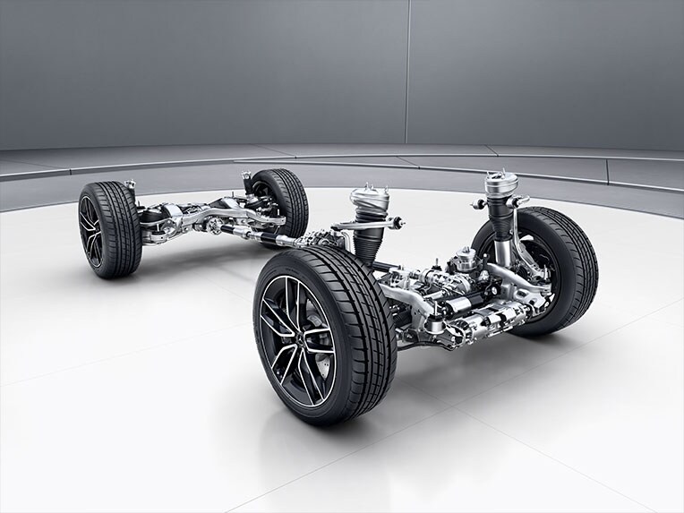 AIRMATIC in the new GLS from Mercedes-Benz