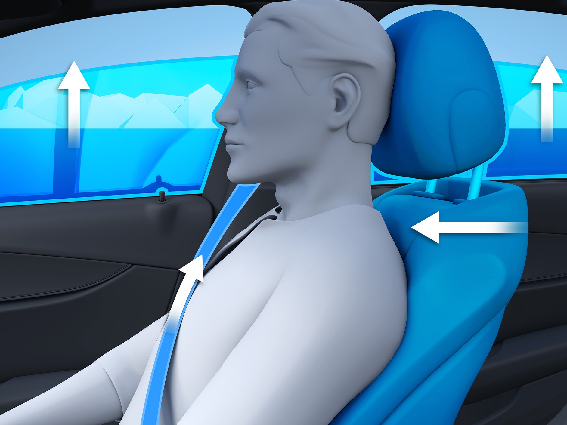 The PRE-SAFE® system for the new GLS from Mercedes-Benz.
