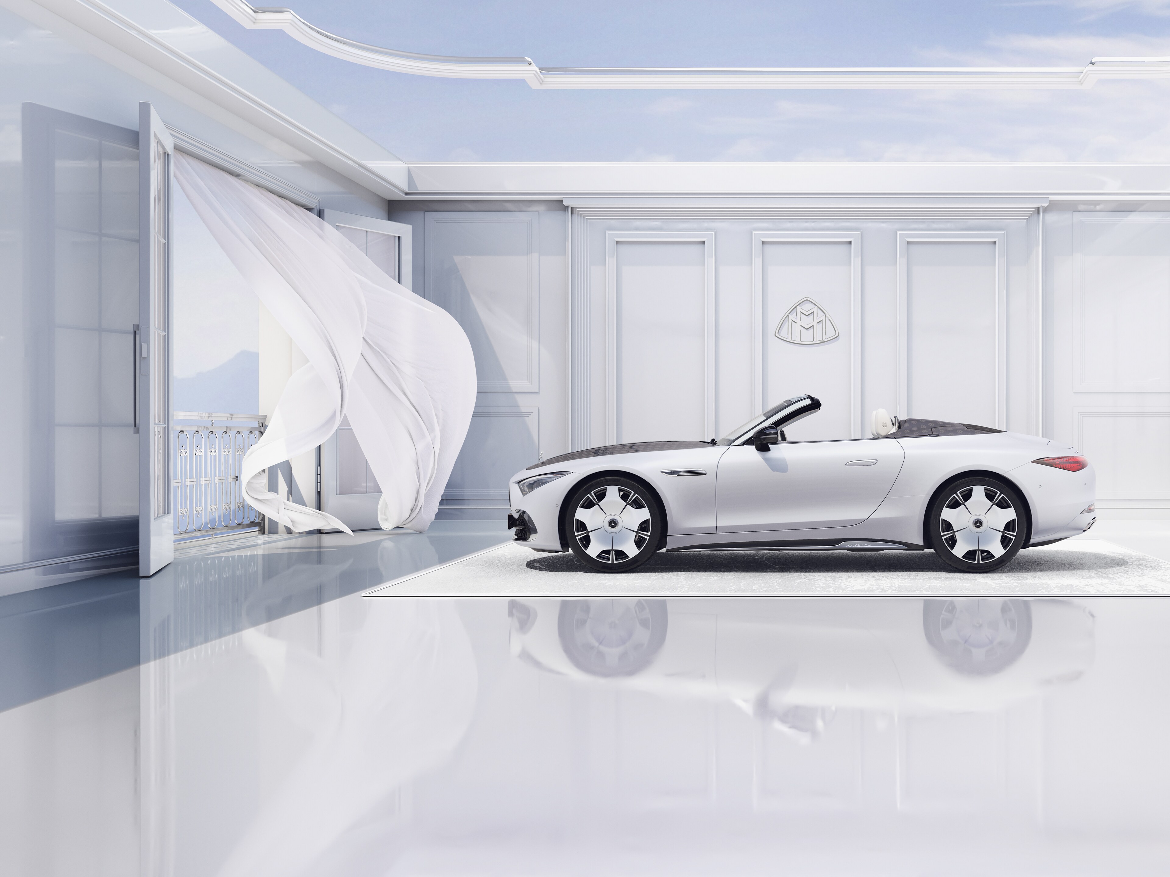 Mercedes-Maybach S-Class Haute Voiture shimmering shade of rosé