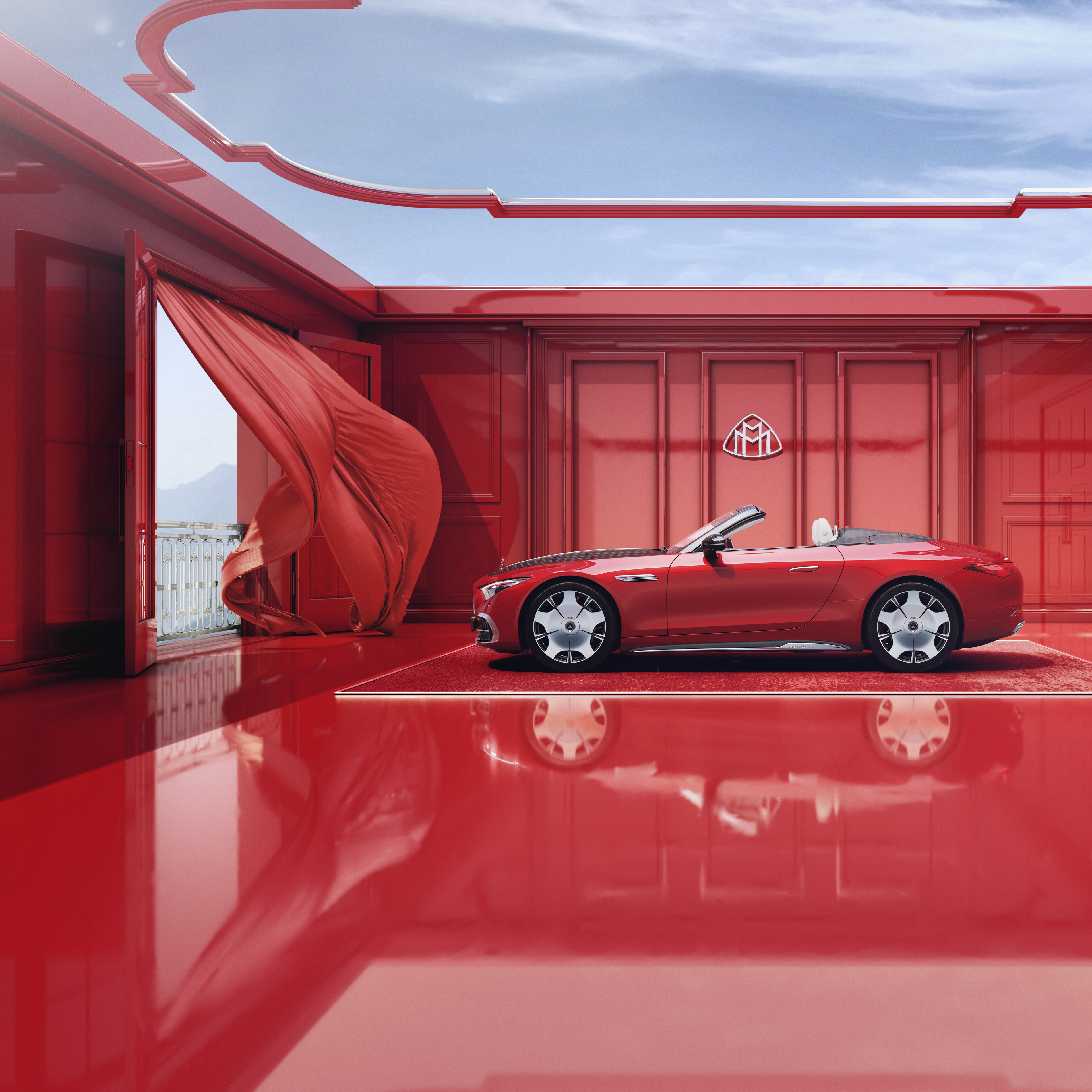 Mercedes-Maybach SL 680. Mercedes-Maybach SL 680.